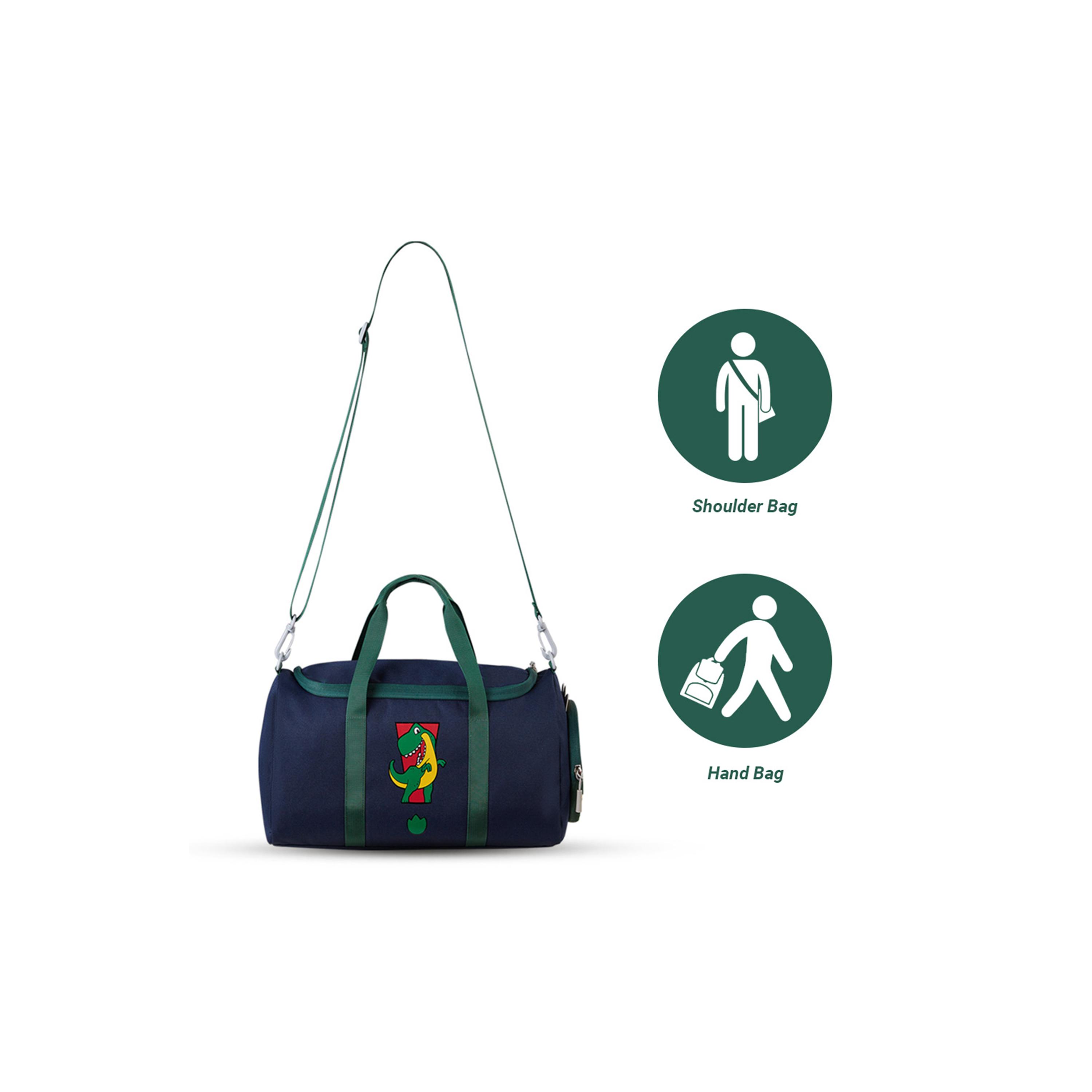 Nohoo Dino Printed Backpack - Blue-travel-kidstrolleyandbags-image-8