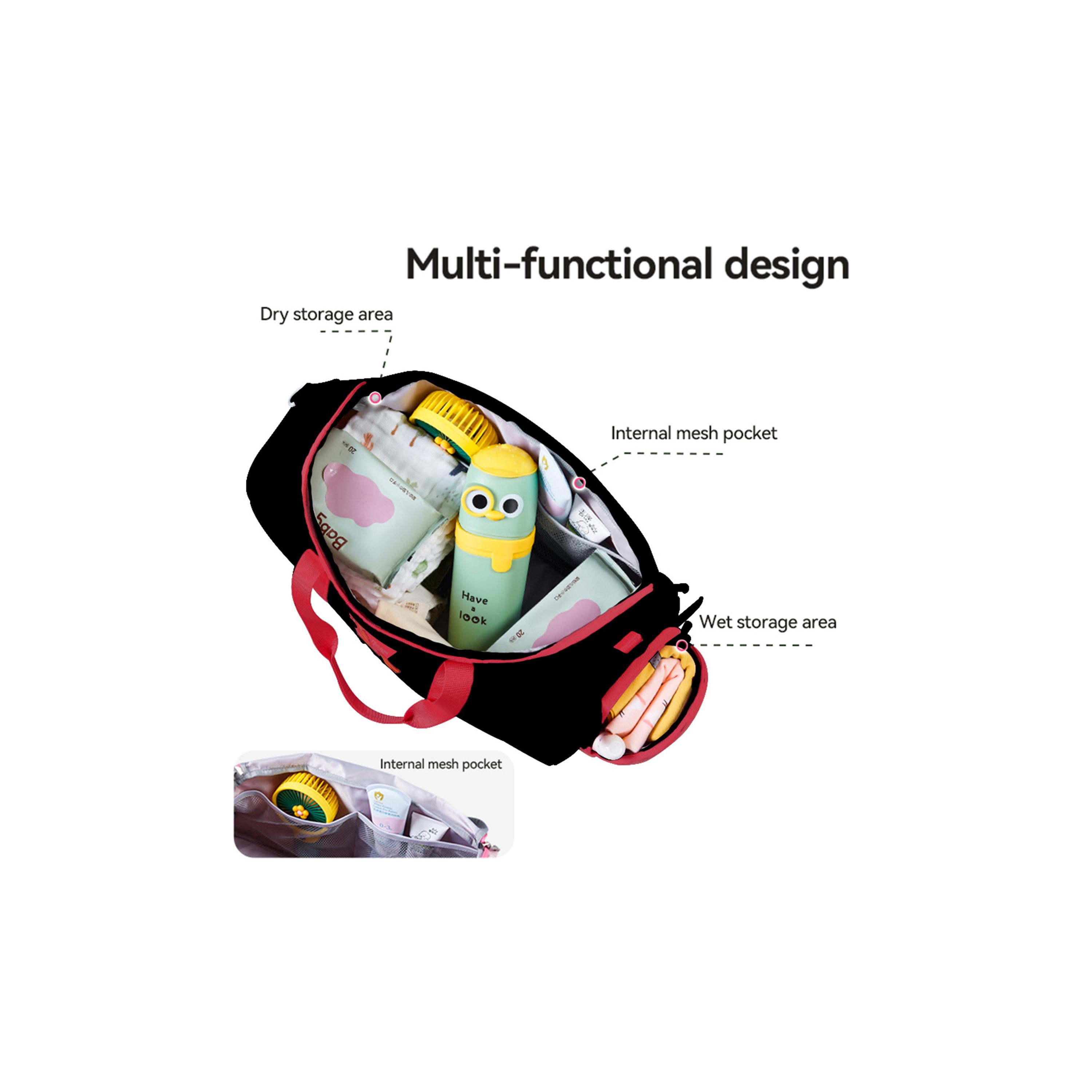 Nohoo Shark Printed Backpack - Grey-travel-kidstrolleyandbags-image-4