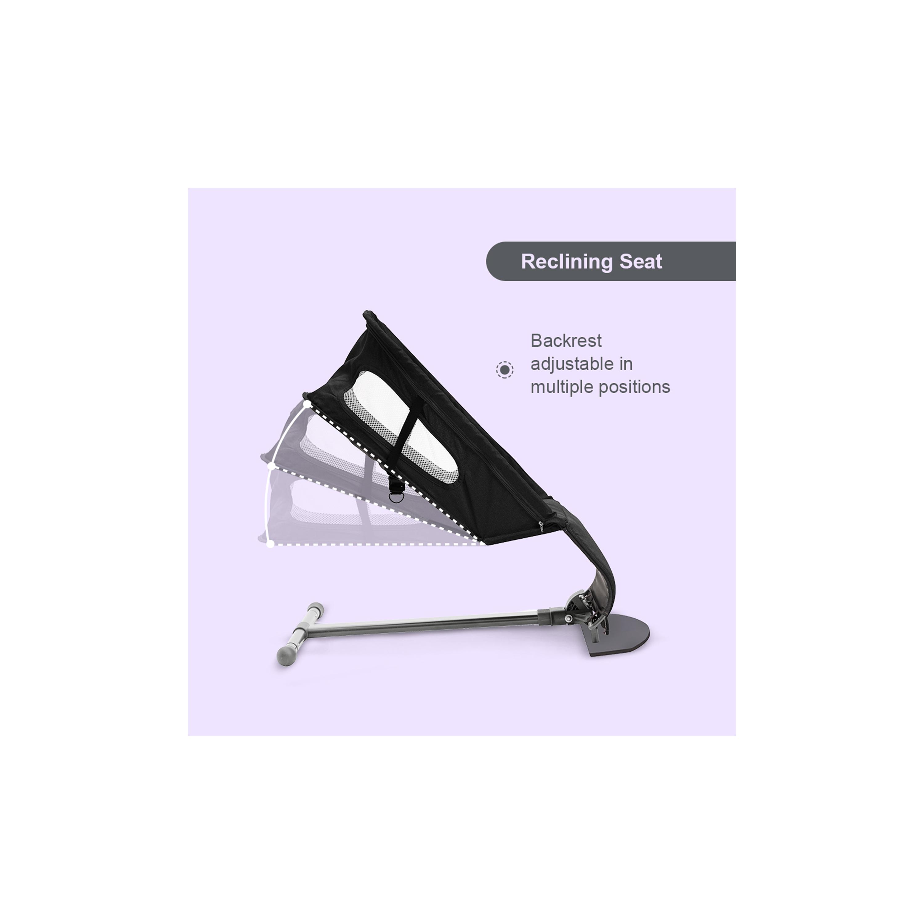 Teknum Baby Bouncer with Grab Toys - Black-baby-infantactivity-bouncers-image-9
