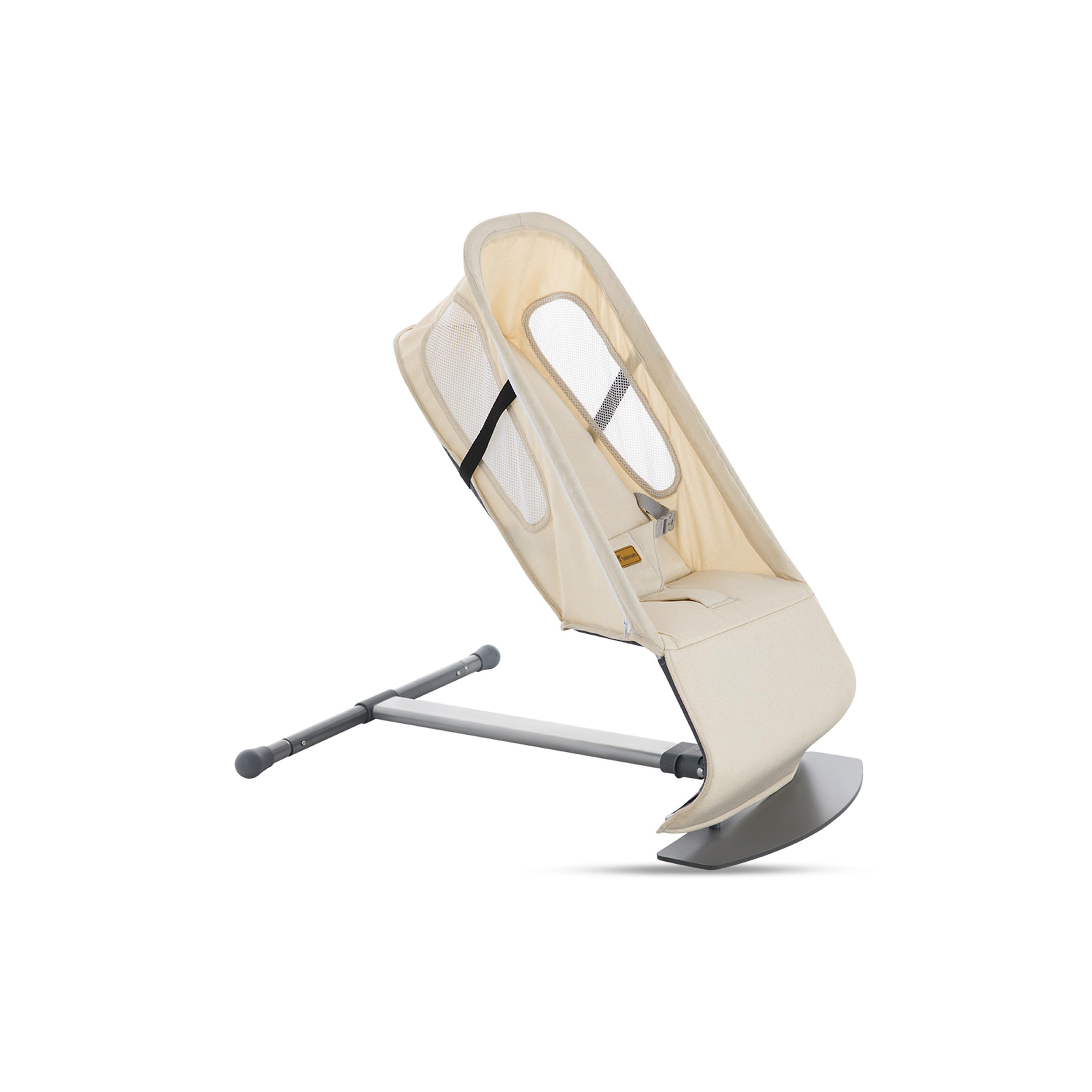 Teknum Baby Bouncer with Grab Toys - Beige-baby-infantactivity-bouncers-image-2