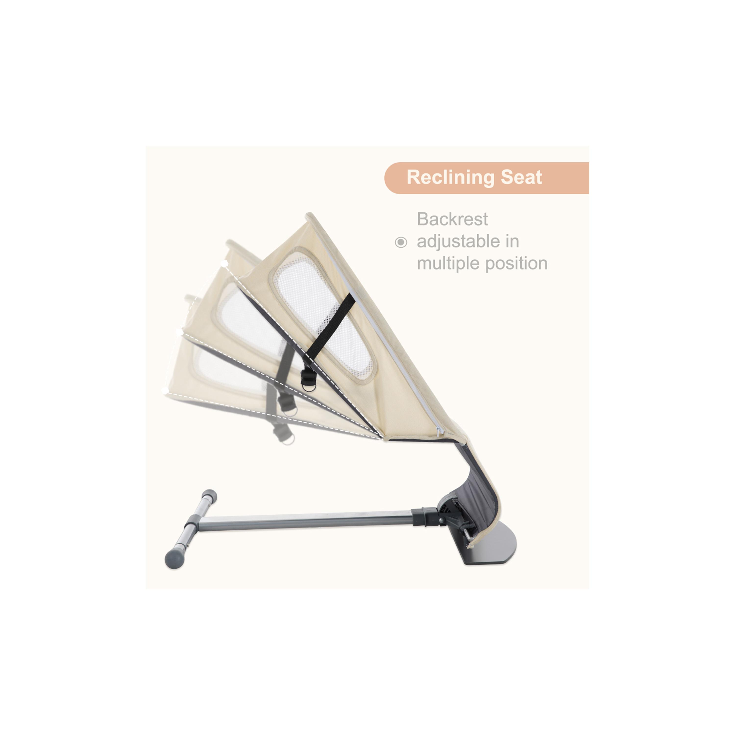Teknum Baby Bouncer with Grab Toys - Beige-baby-infantactivity-bouncers-image-8