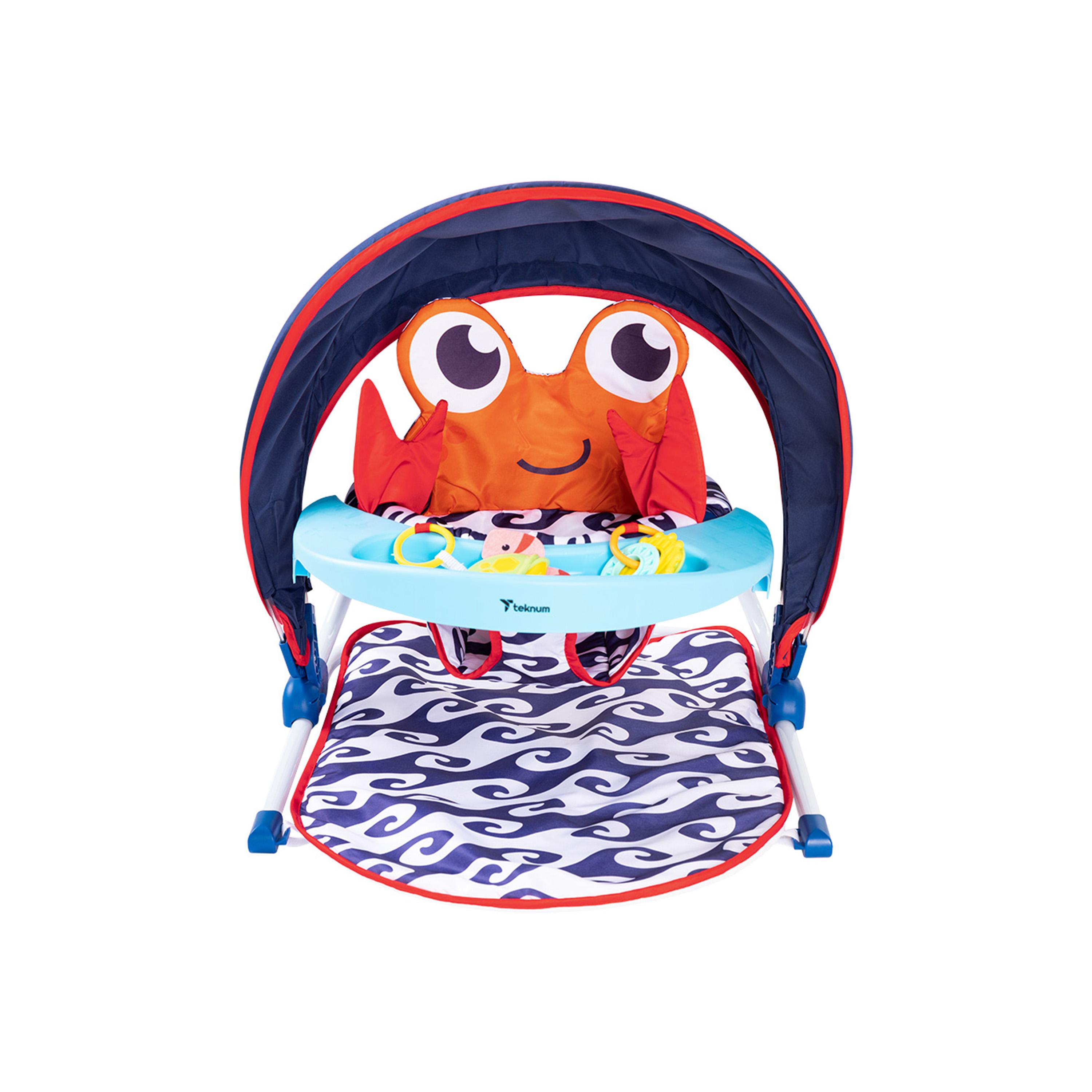 Teknum Baby Sit Up Support with Feeding Tray - Blue-baby-feeding-highchairsandboosters-image-10