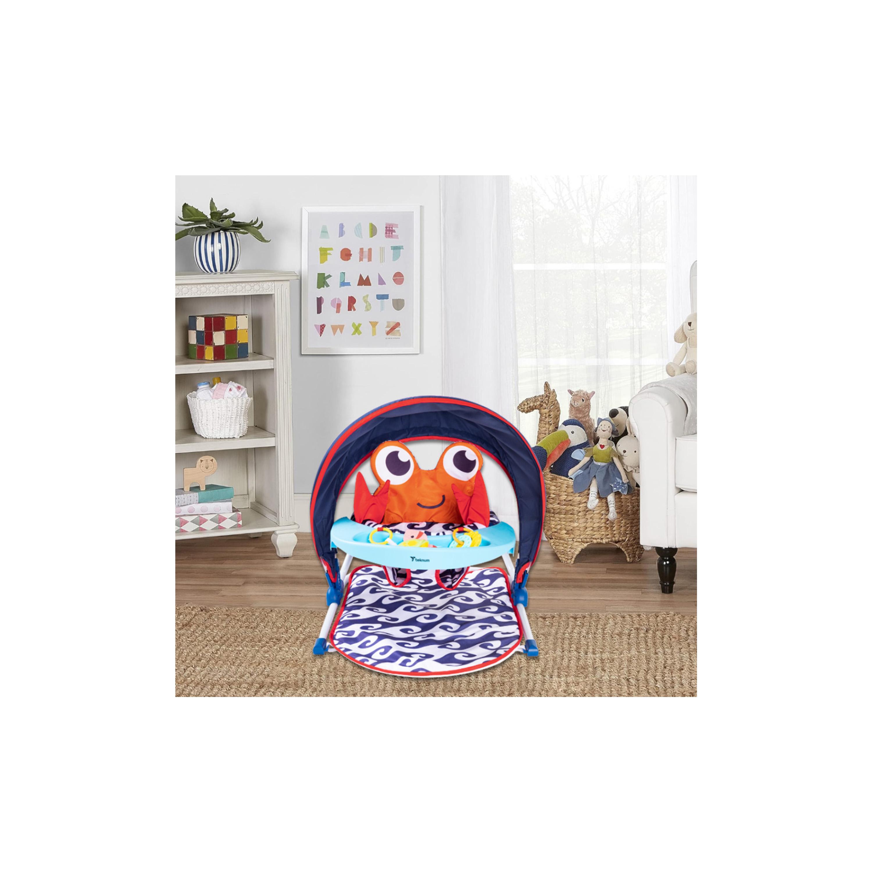 Teknum Baby Sit Up Support with Feeding Tray - Blue-baby-feeding-highchairsandboosters-image-4