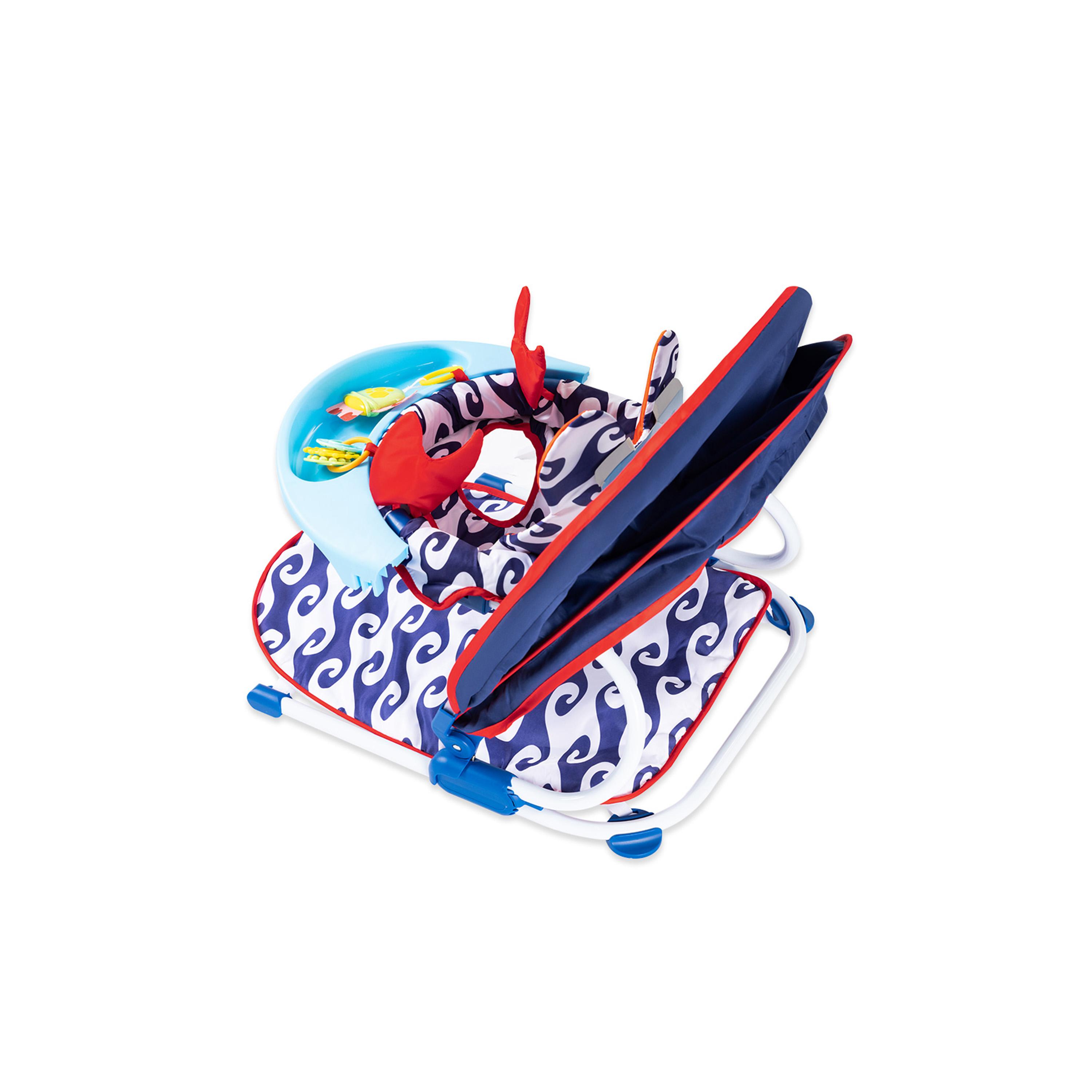 Teknum Baby Sit Up Support with Feeding Tray - Blue-baby-feeding-highchairsandboosters-image-9