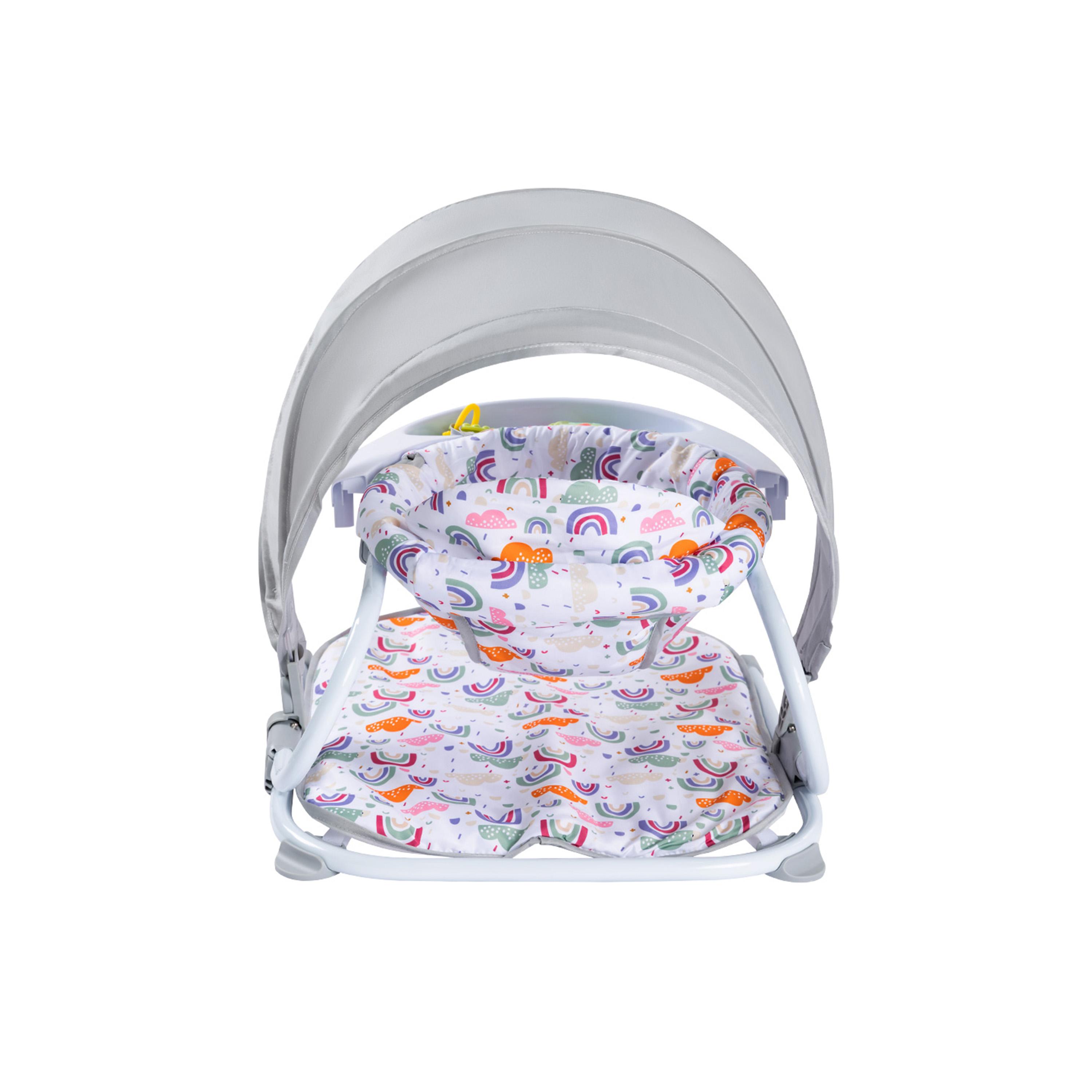 Teknum Baby Sit Up Support with Feeding Tray - Grey-baby-feeding-highchairsandboosters-image-12