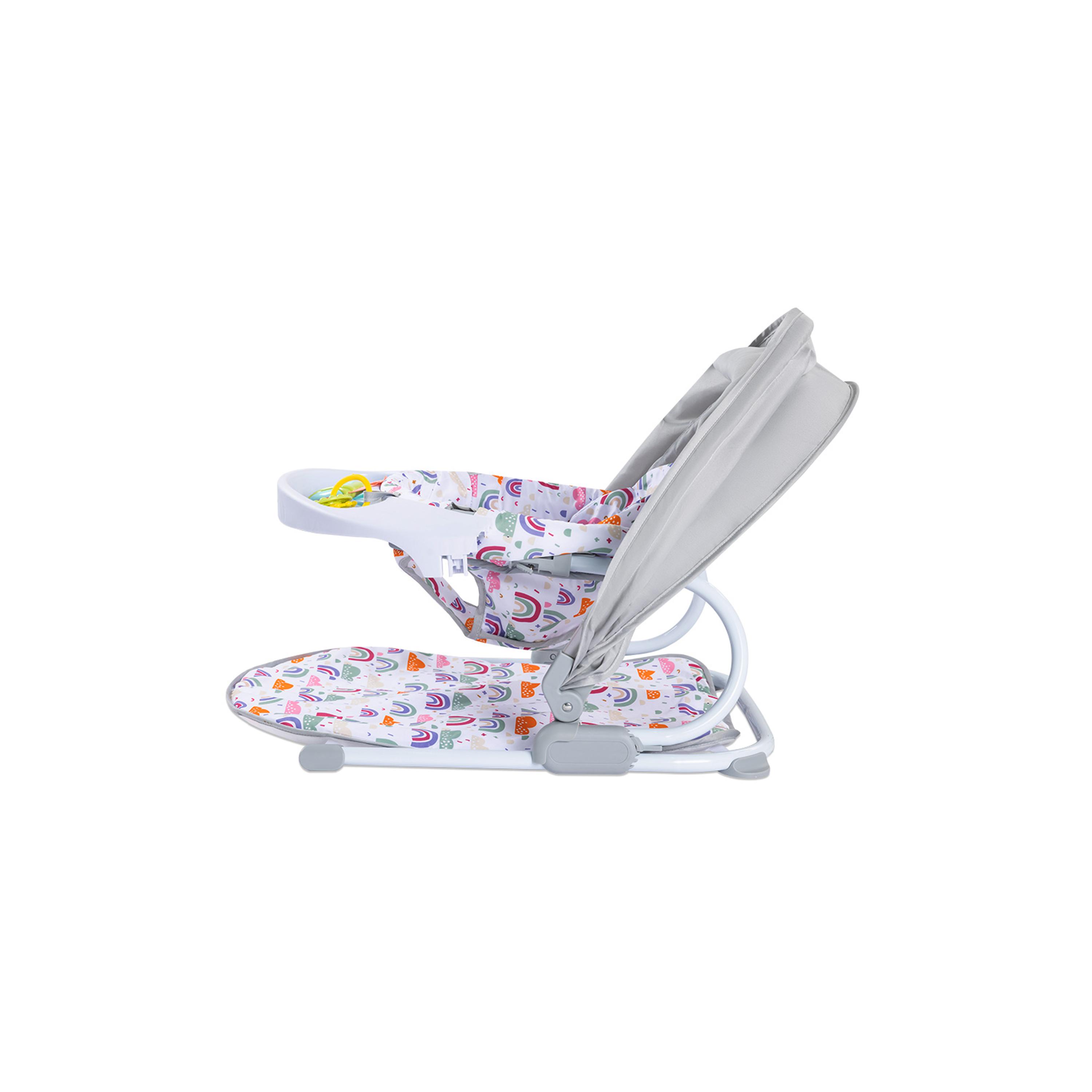 Teknum Baby Sit Up Support with Feeding Tray - Grey-baby-feeding-highchairsandboosters-image-3