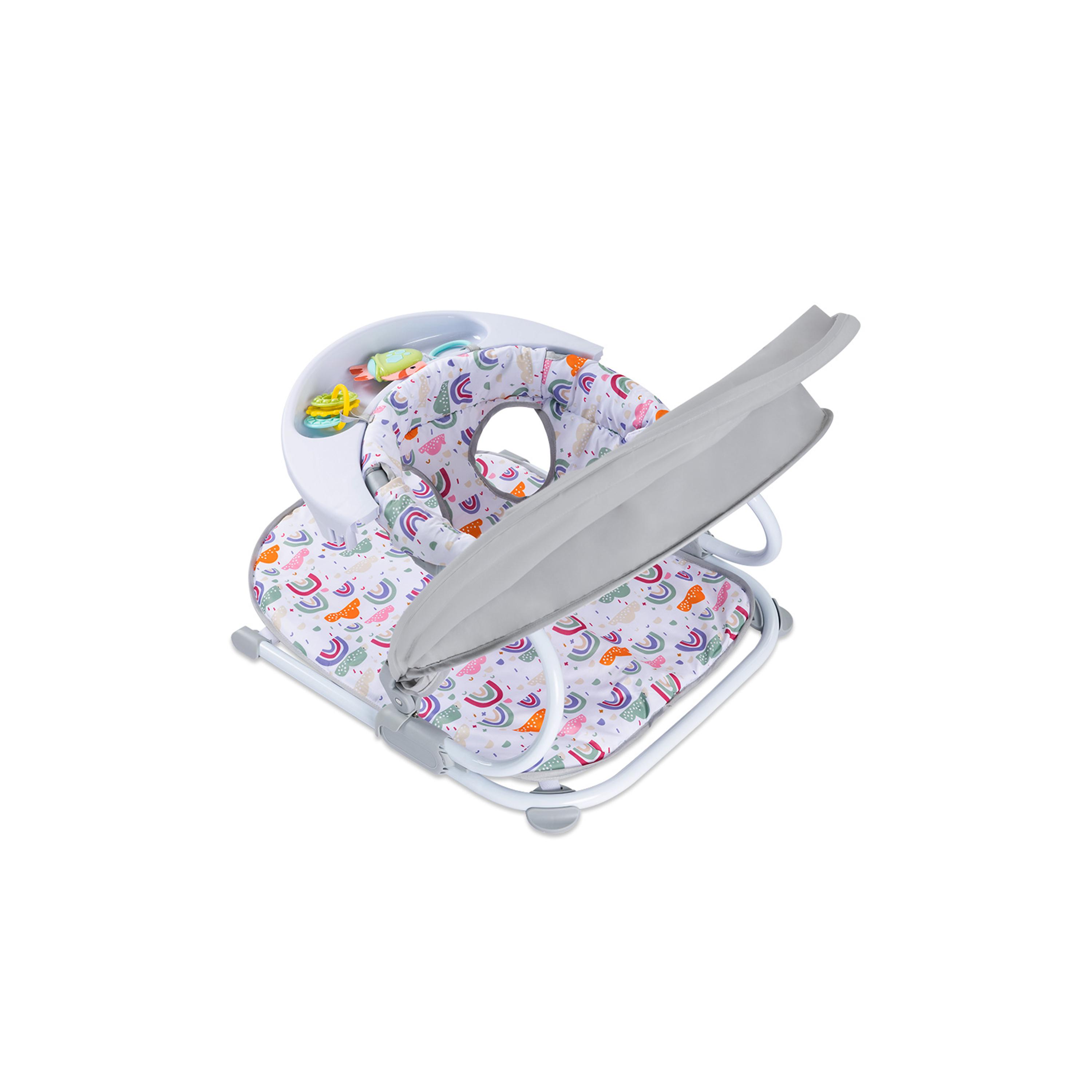 Teknum Baby Sit Up Support with Feeding Tray - Grey-baby-feeding-highchairsandboosters-image-7