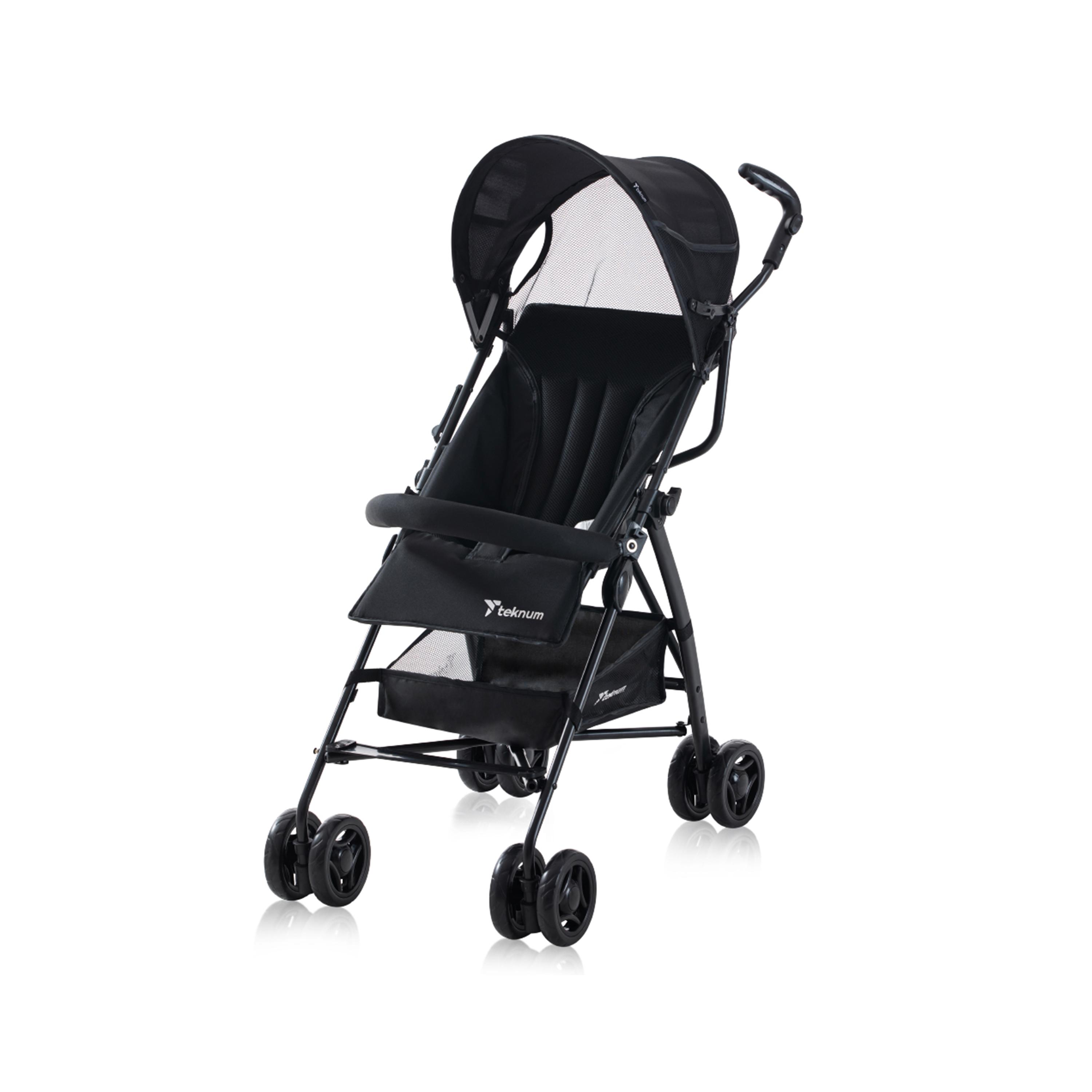 Teknum Eco Lite Stroller - Black-baby-gear-strollersandprams-strollers-image-1