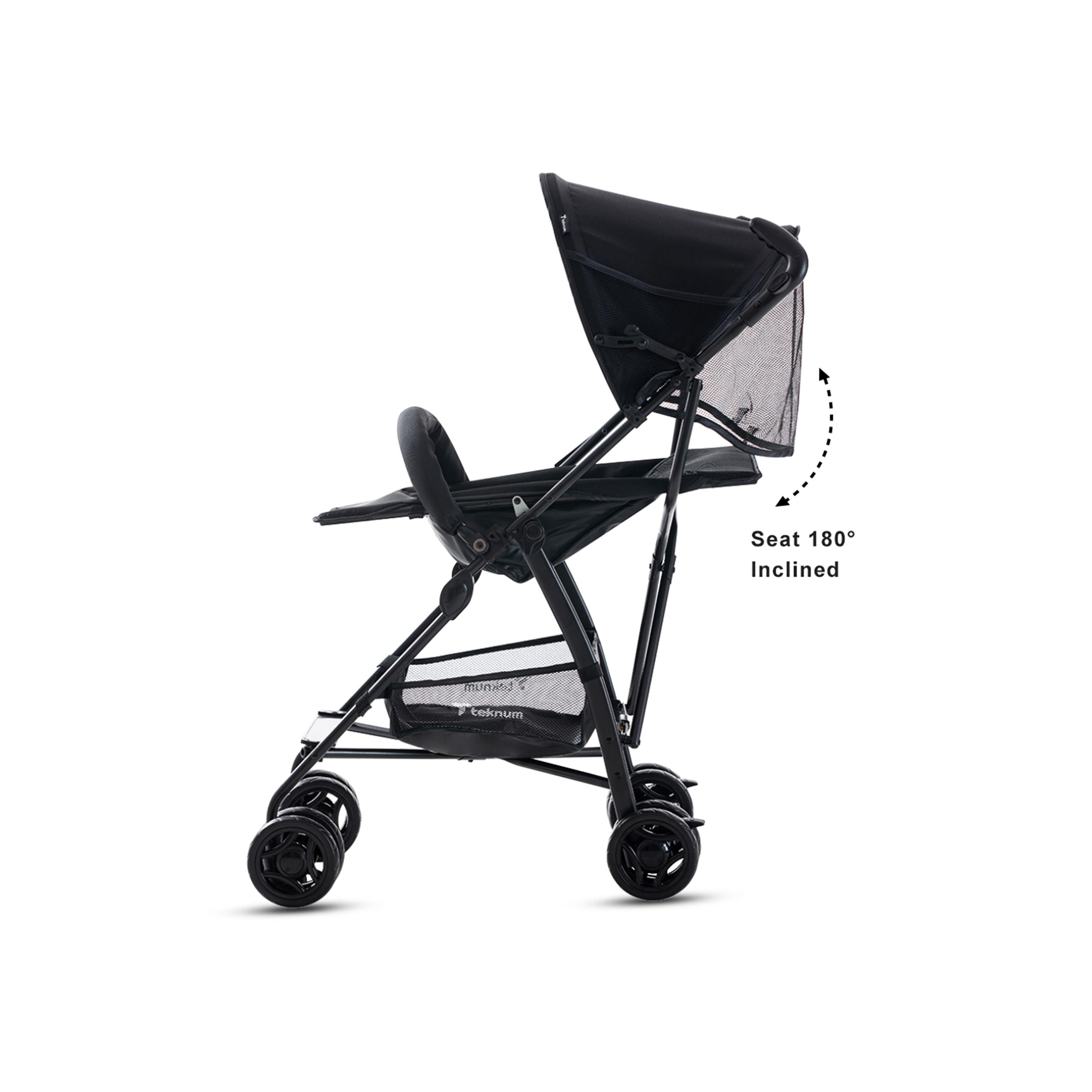 Teknum Eco Lite Stroller - Black-baby-gear-strollersandprams-strollers-image-3