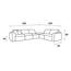 More Creative Elegance 4-Seater Chenille Corner Sofa-InfluencerCodes_Ramadan26_All_20012026-image-2
