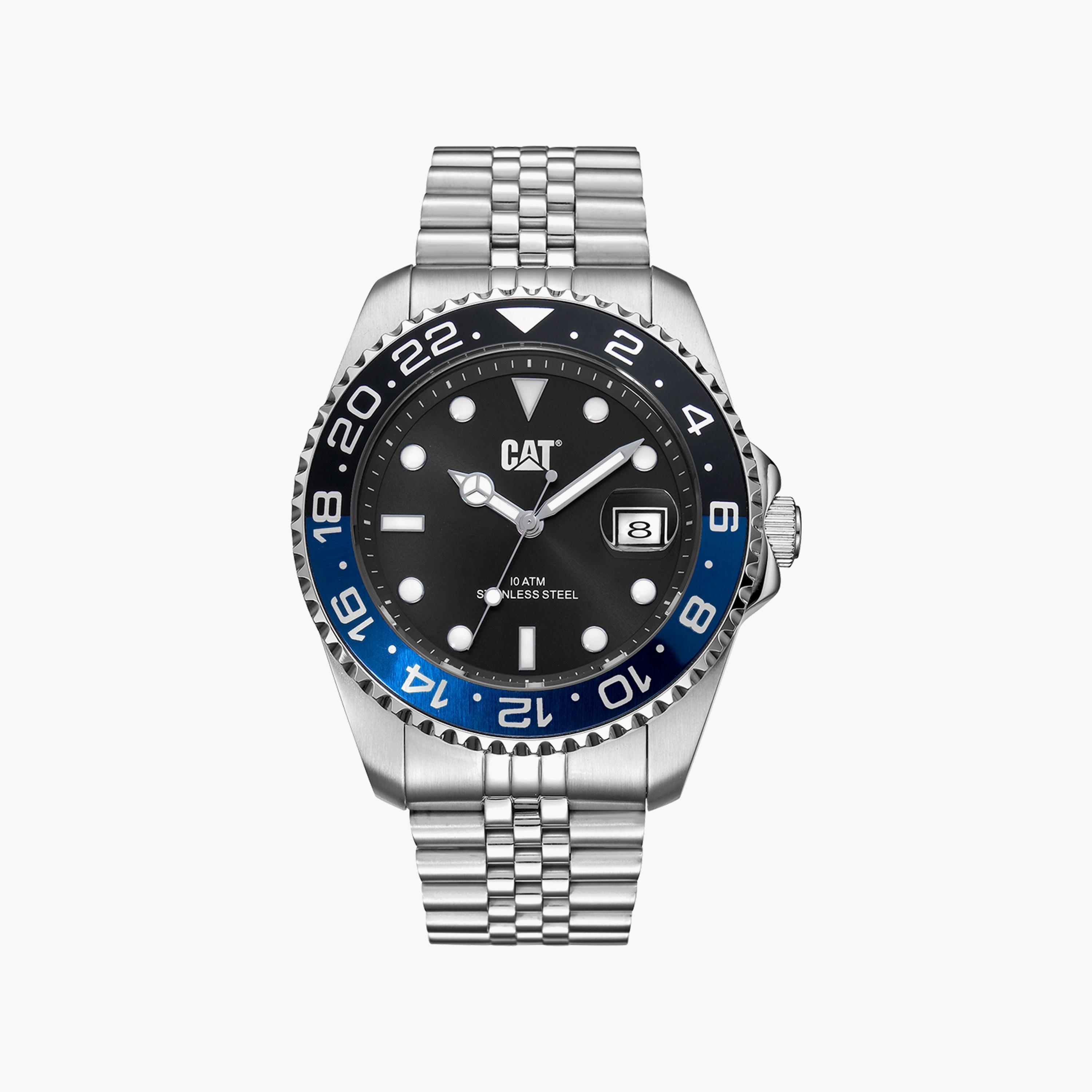 ساعة كات للرجال 42 ملم انالوج بلون فضي مع ستانلس ستيل | AO14111126-men-watchesandjewellery-watches-image-1