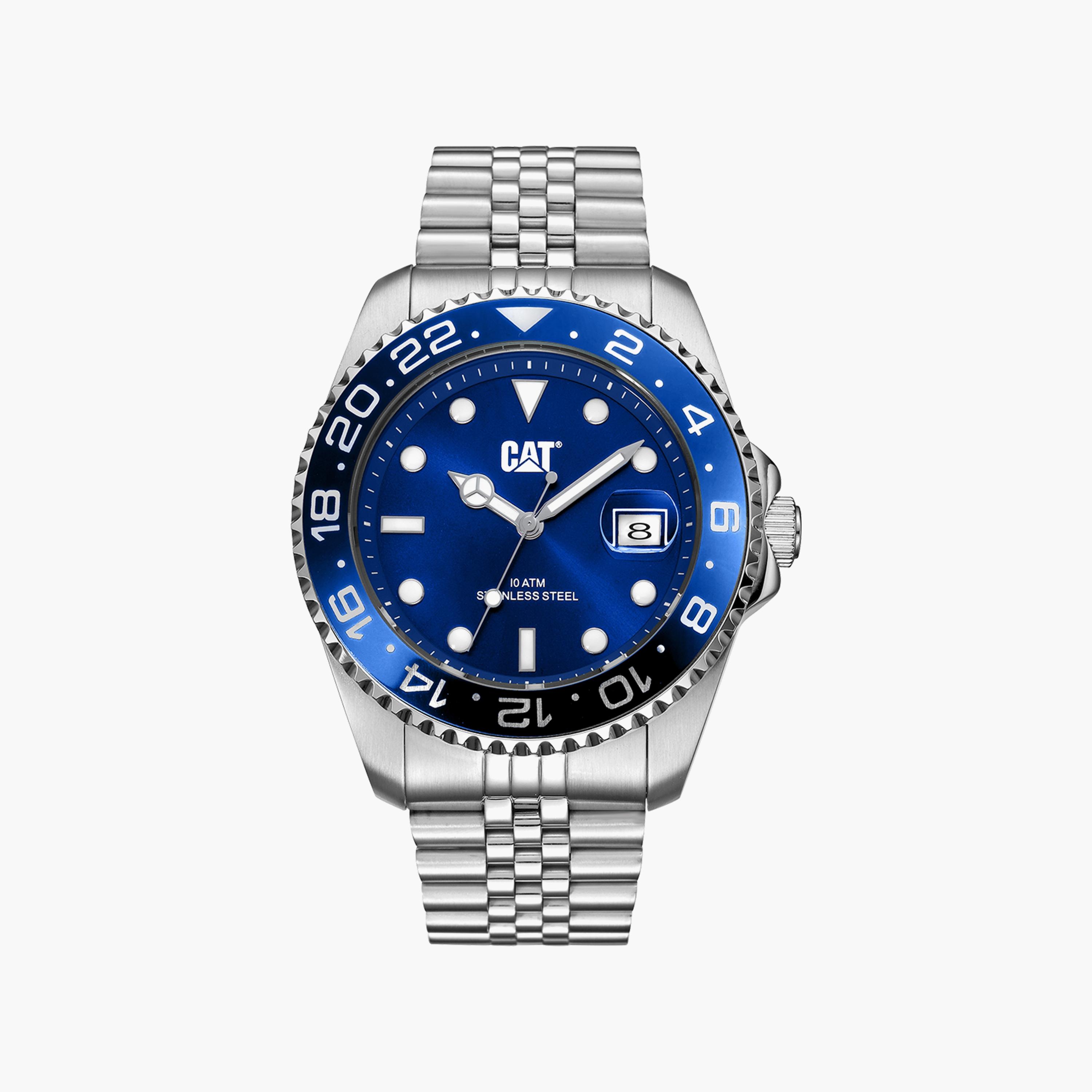 ساعة كات للرجال 42 ملم انالوج بلون فضي مع ستانلس ستيل | AO14111626-men-watchesandjewellery-watches-image-1
