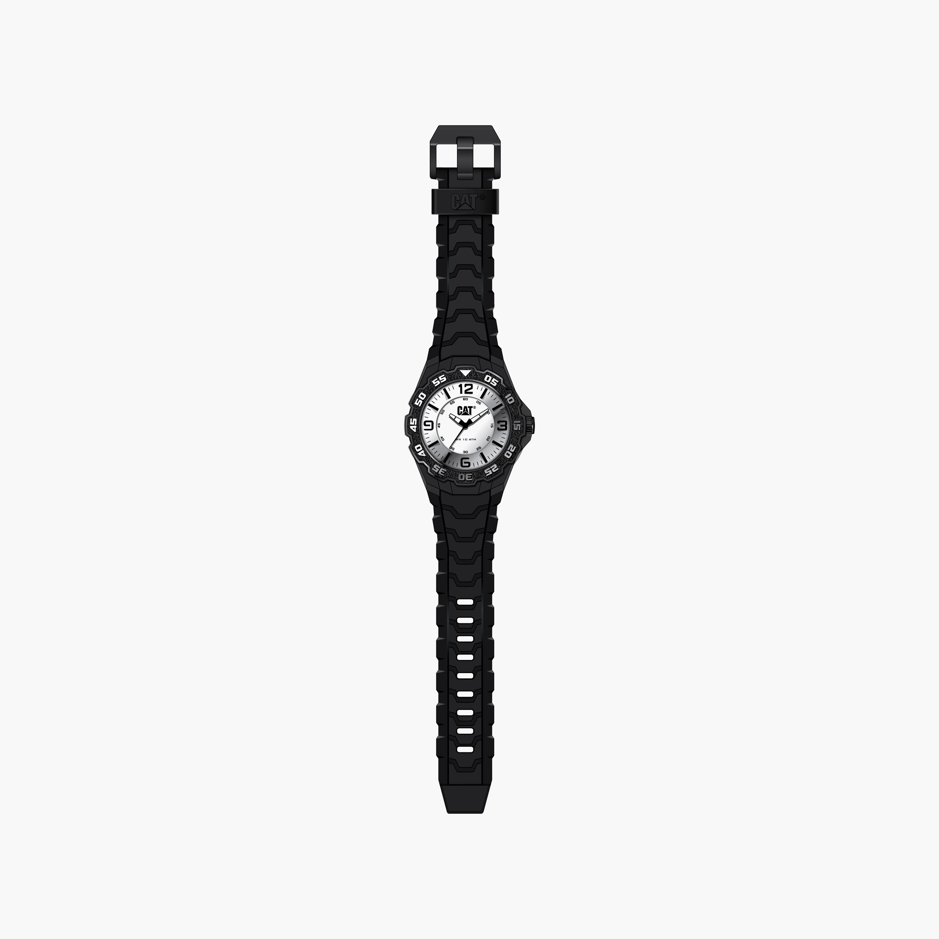 ساعة انالوج من كات للرجال مع 44 مم بلون اسود مع مطاط | LB11121231-men-watchesandjewellery-watches-image-2