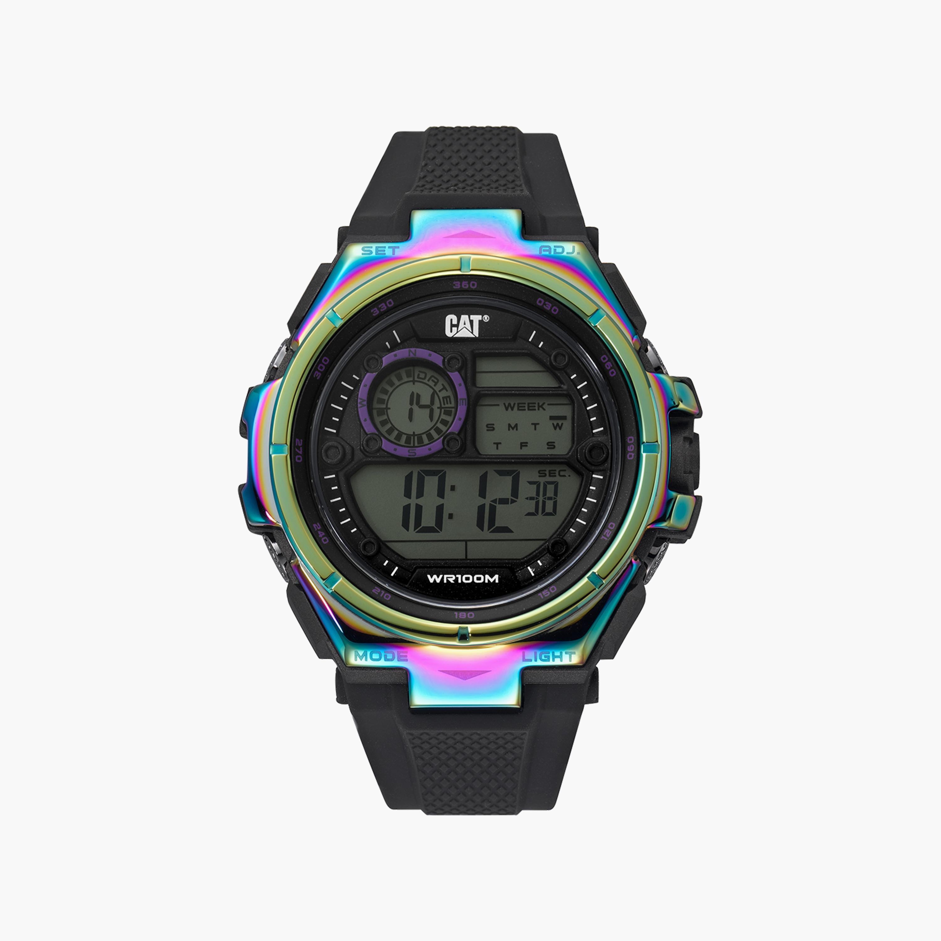 ساعة رقمية من كات للرجال مع 52 مم بلون اسود مع سيليكون | OD10721141-men-watchesandjewellery-watches-image-1