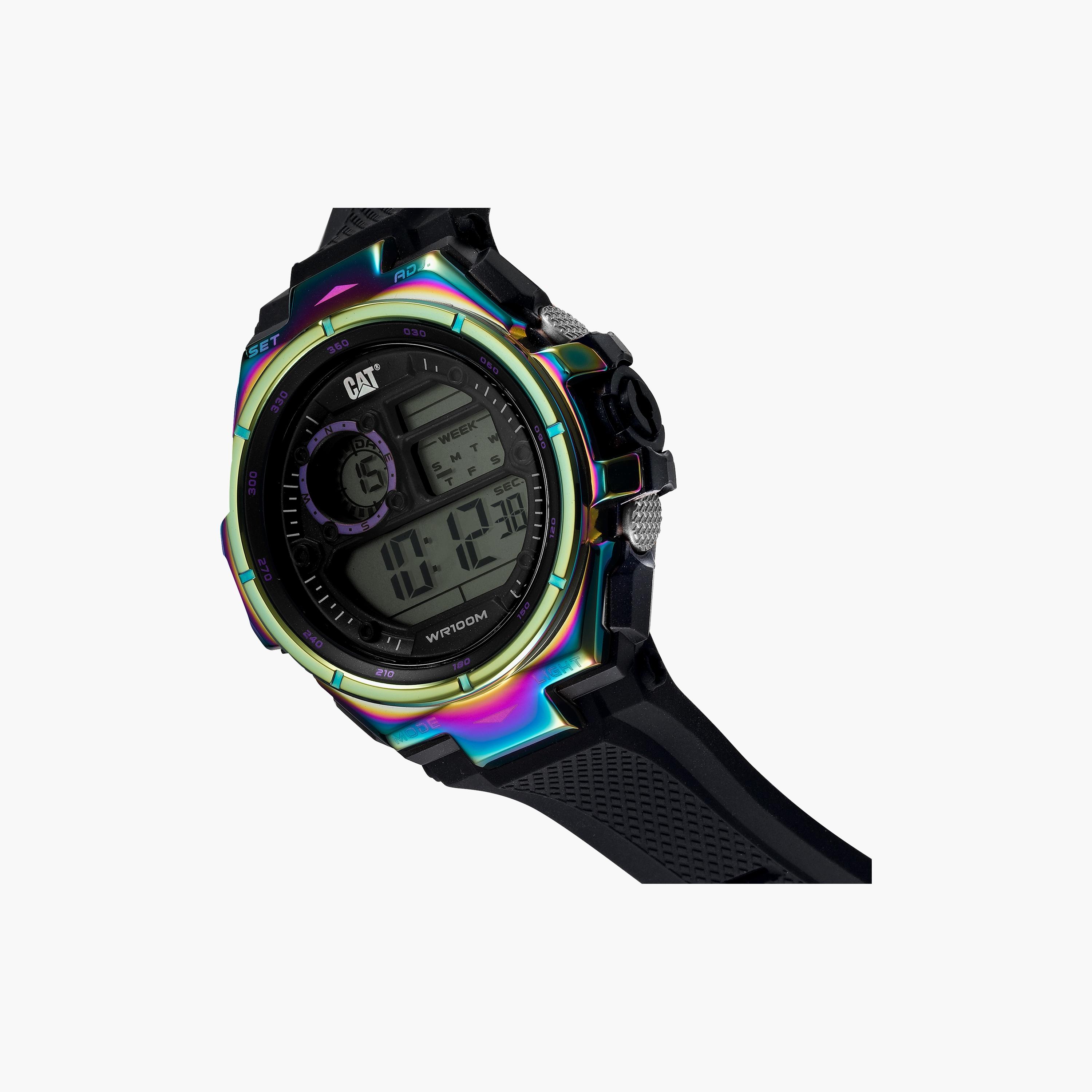 ساعة رقمية من كات للرجال مع 52 مم بلون اسود مع سيليكون | OD10721141-men-watchesandjewellery-watches-image-2