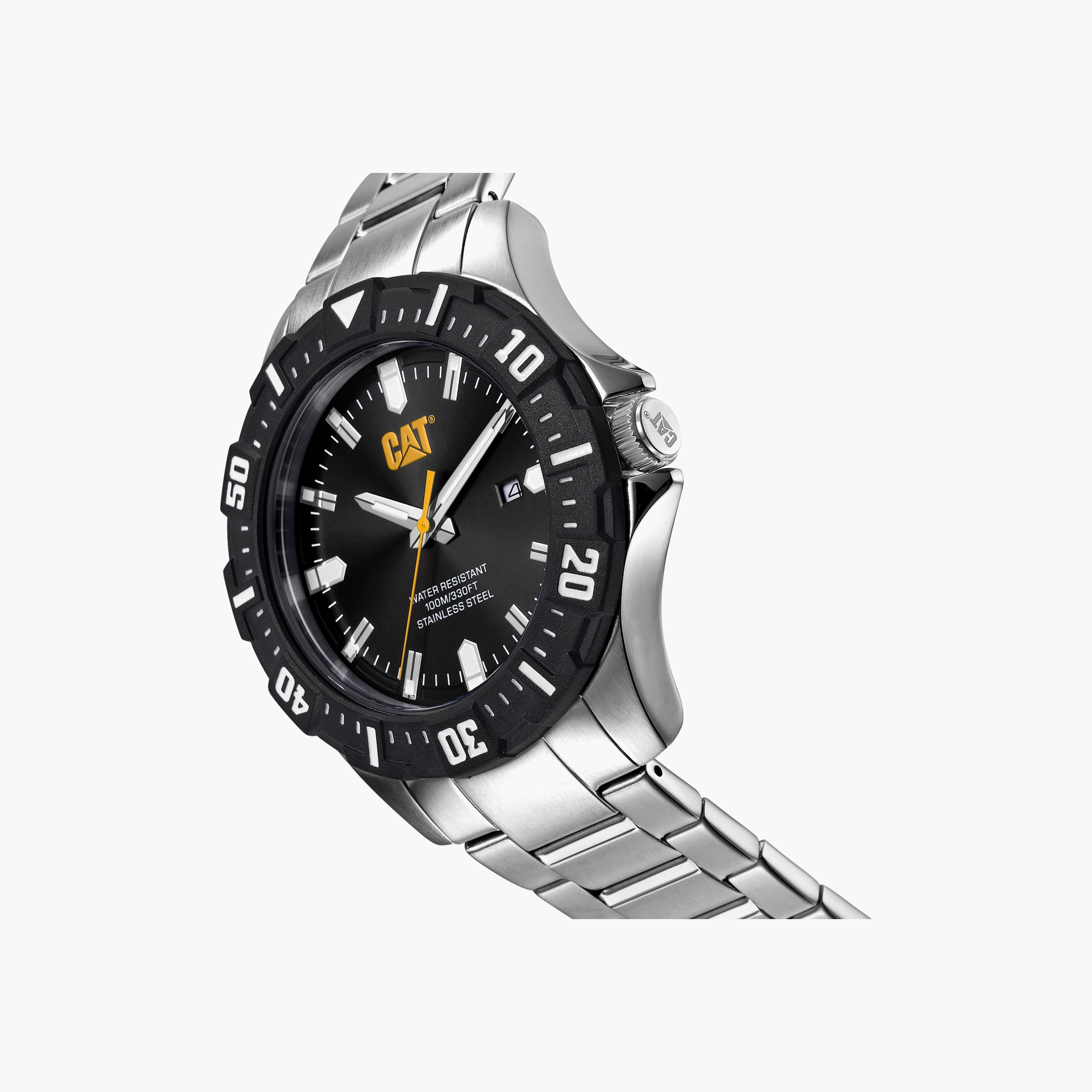 ساعة كات للرجال 42 ملم انالوج بلون فضي مع ستانلس ستيل | PZ14111121-men-watchesandjewellery-watches-image-2