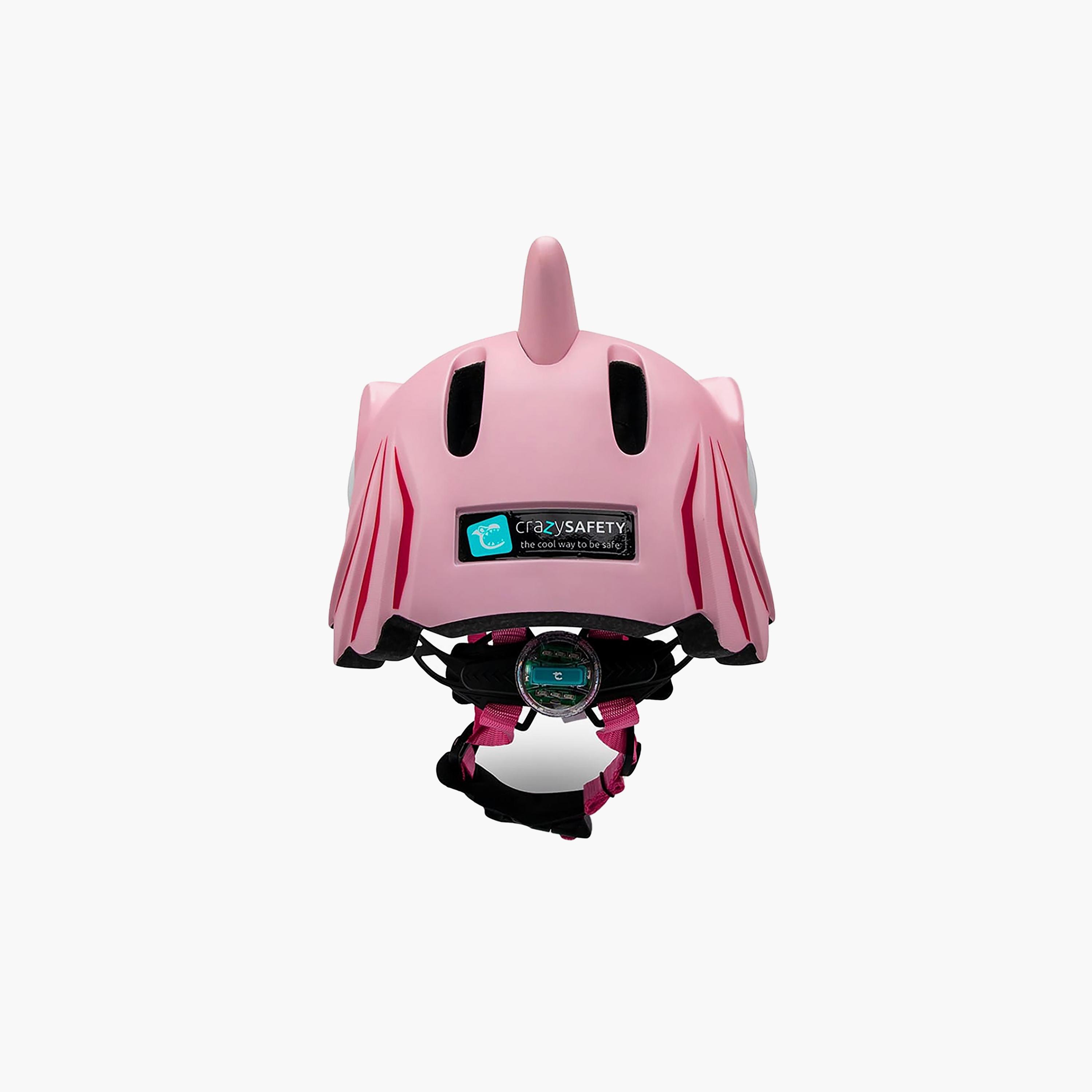 Crazy Safety Adjustable Bicycle Helmet - Shark - Pink-toys-outdoor-bikesandrideons-bikesafetyaccessories-image-4