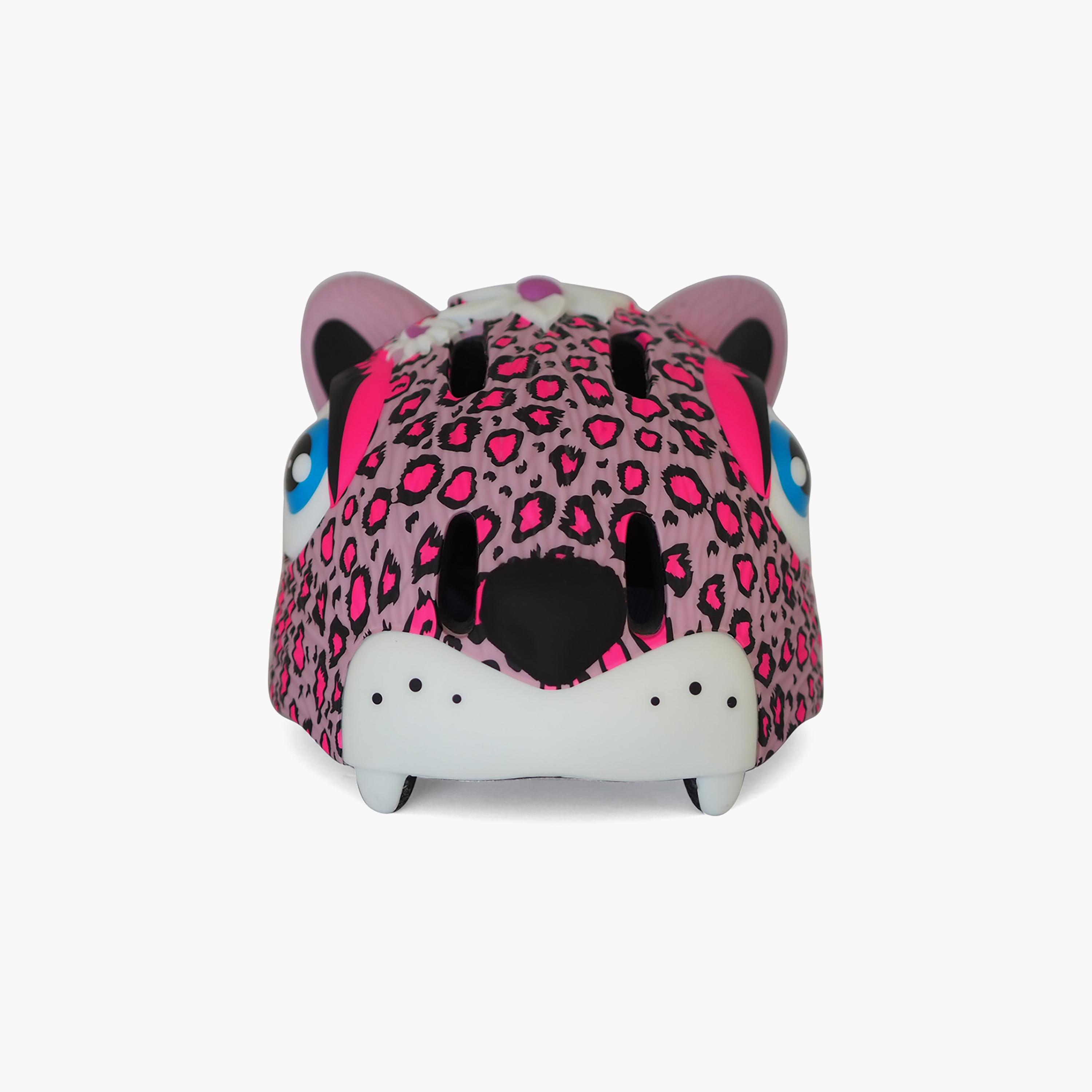 Crazy Safety Adjustable Bicycle Helmet - Leopard - Pink-toys-outdoor-bikesandrideons-bikesafetyaccessories-image-3