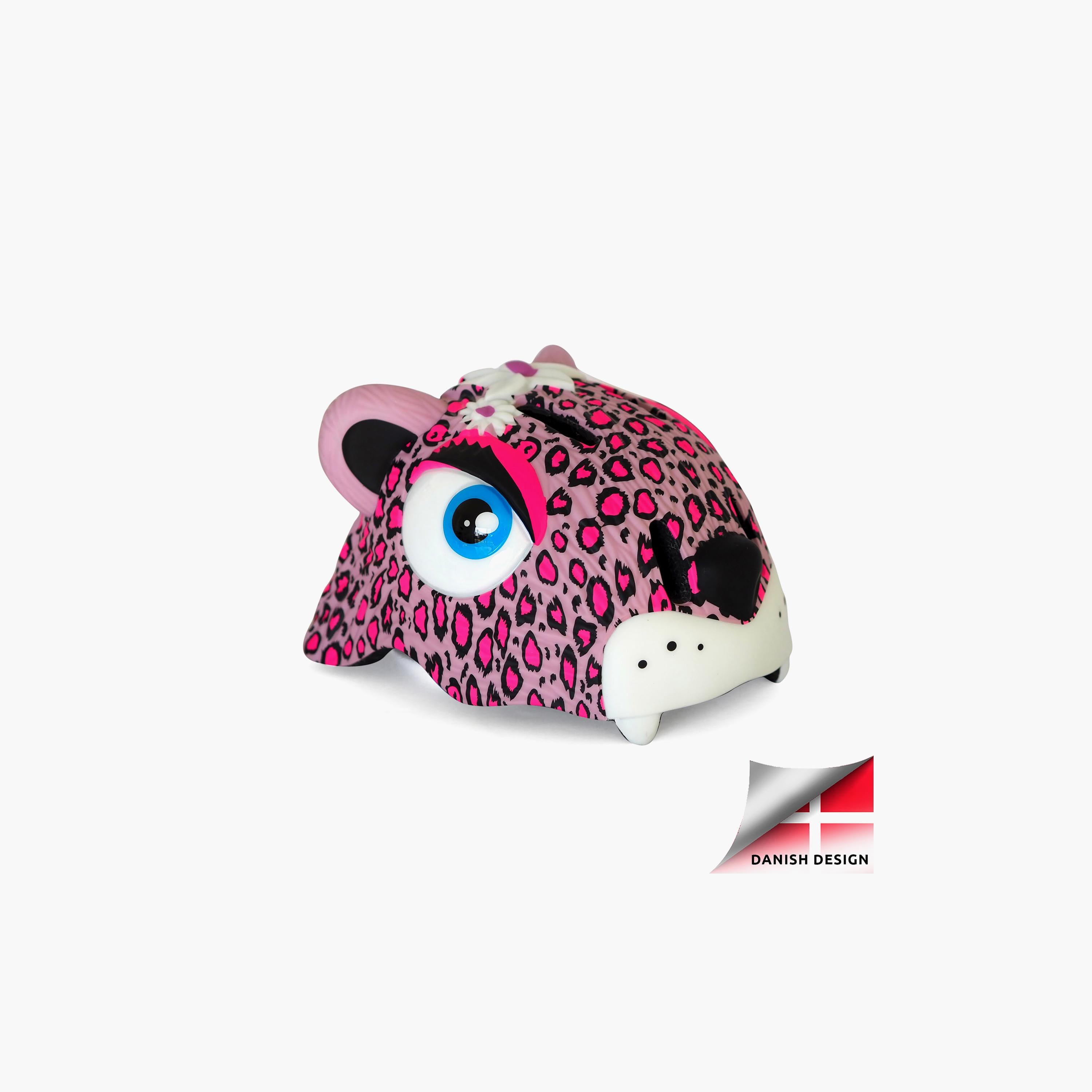 Crazy Safety Adjustable Bicycle Helmet - Leopard - Pink-toys-outdoor-bikesandrideons-bikesafetyaccessories-image-4