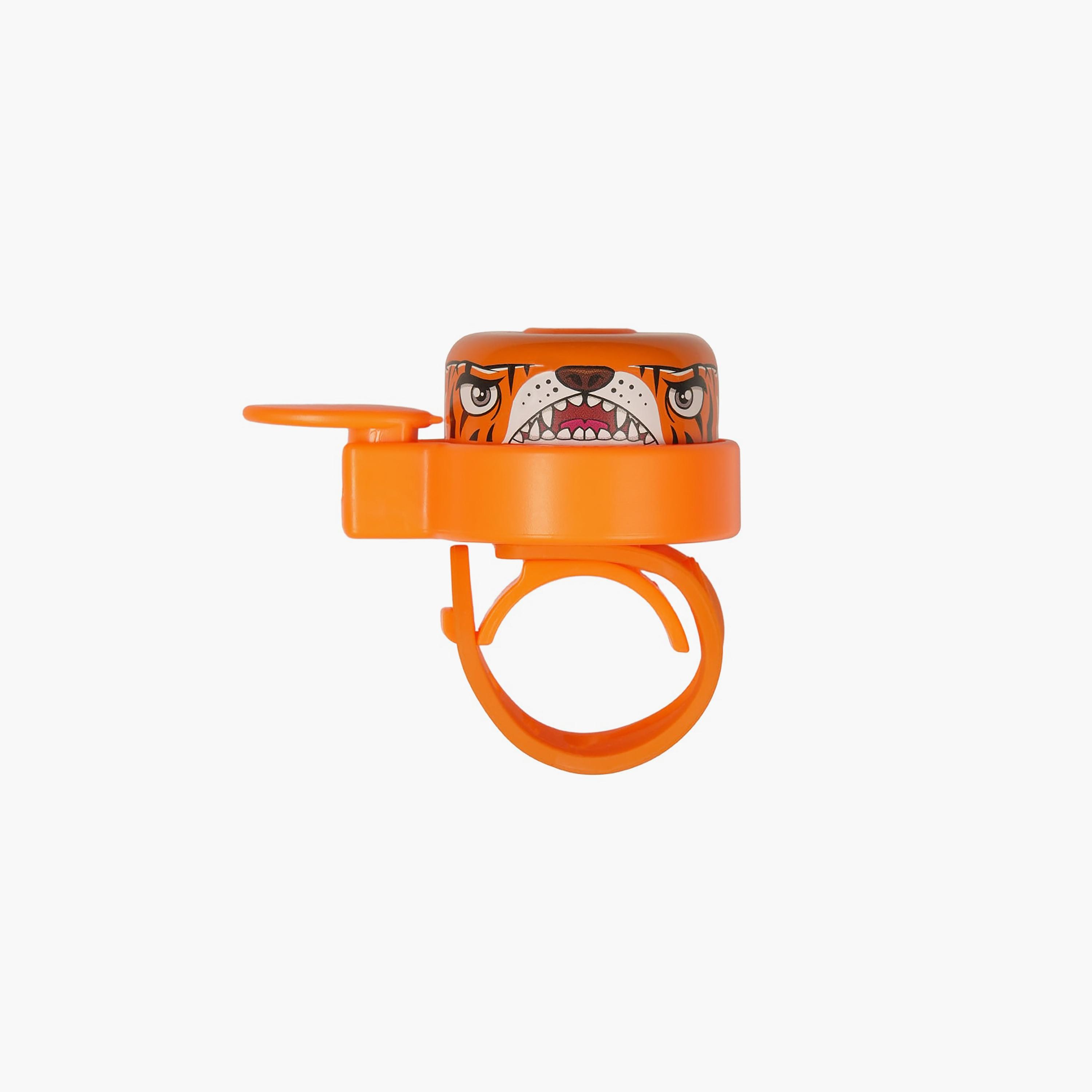 Crazy Safety Bicycle Bell - Tiger - Orange-toys-outdoor-bikesandrideons-bikesafetyaccessories-image-1