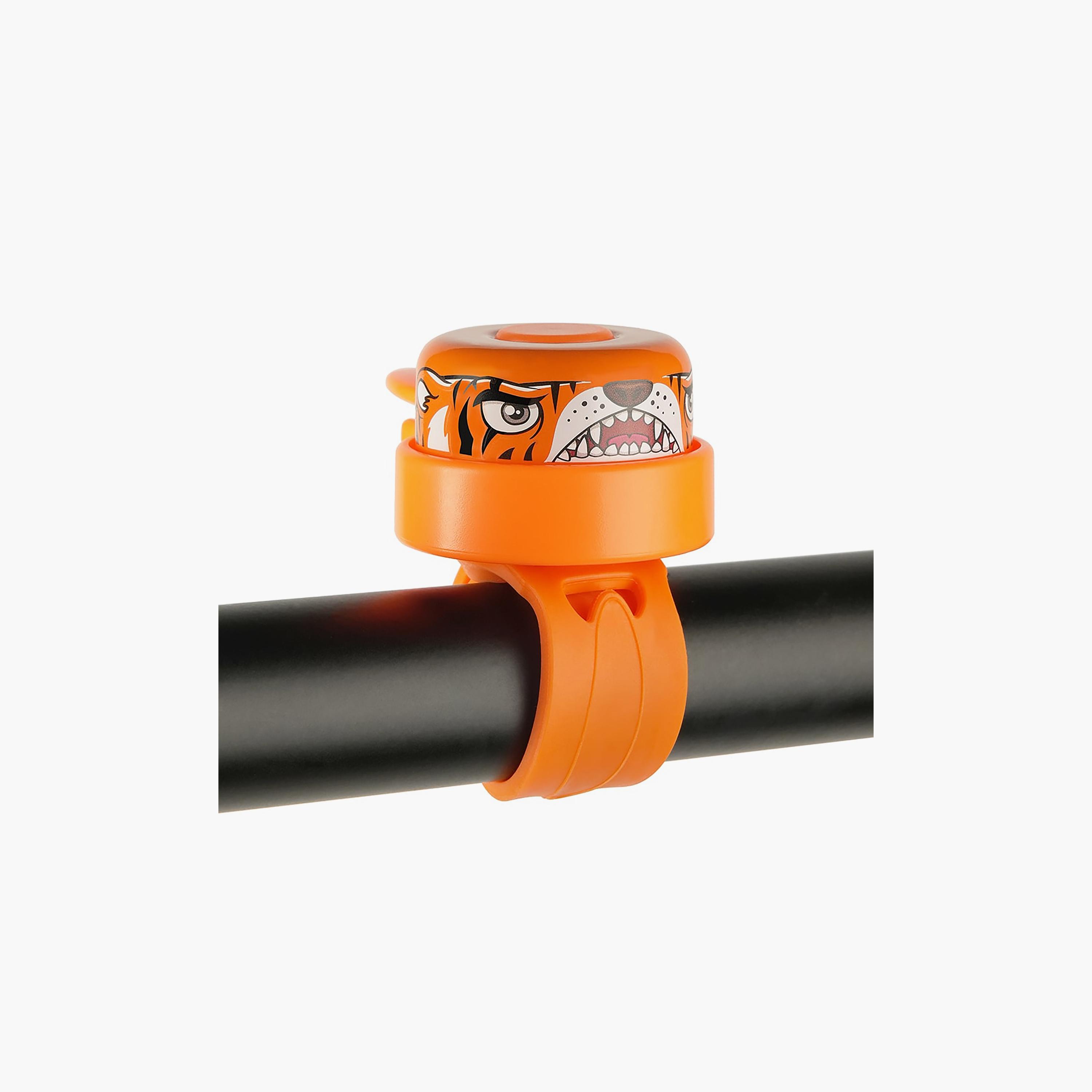 Crazy Safety Bicycle Bell - Tiger - Orange-toys-outdoor-bikesandrideons-bikesafetyaccessories-image-2