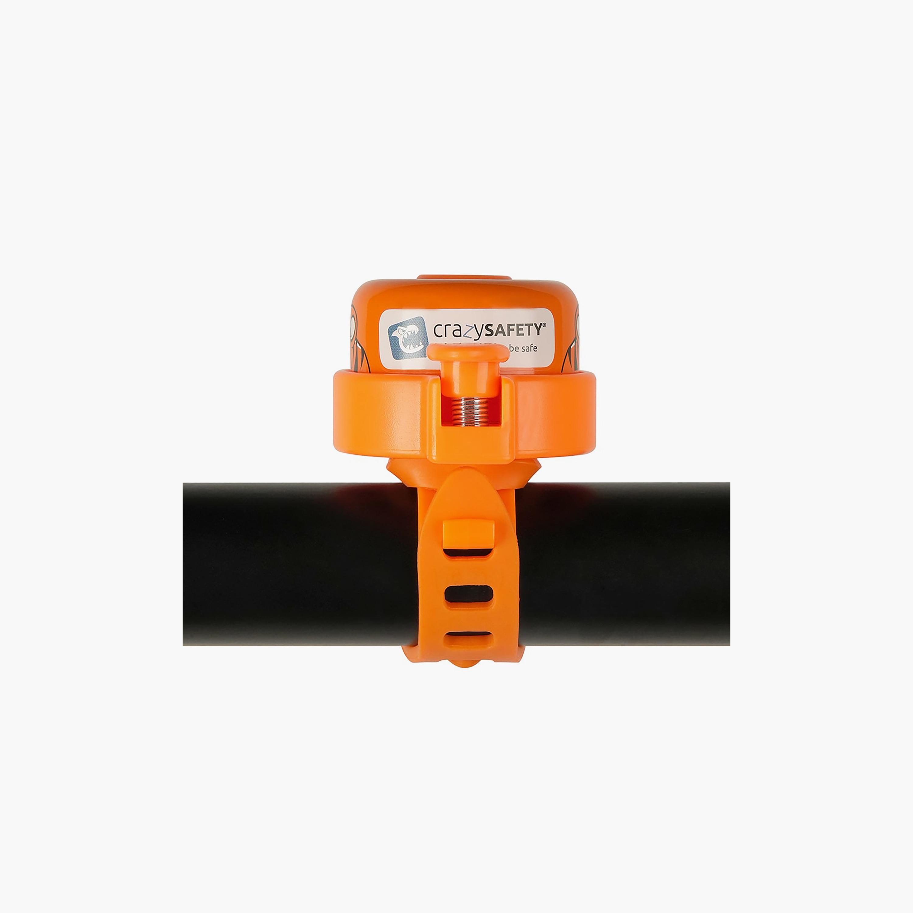 Crazy Safety Bicycle Bell - Tiger - Orange-toys-outdoor-bikesandrideons-bikesafetyaccessories-image-5