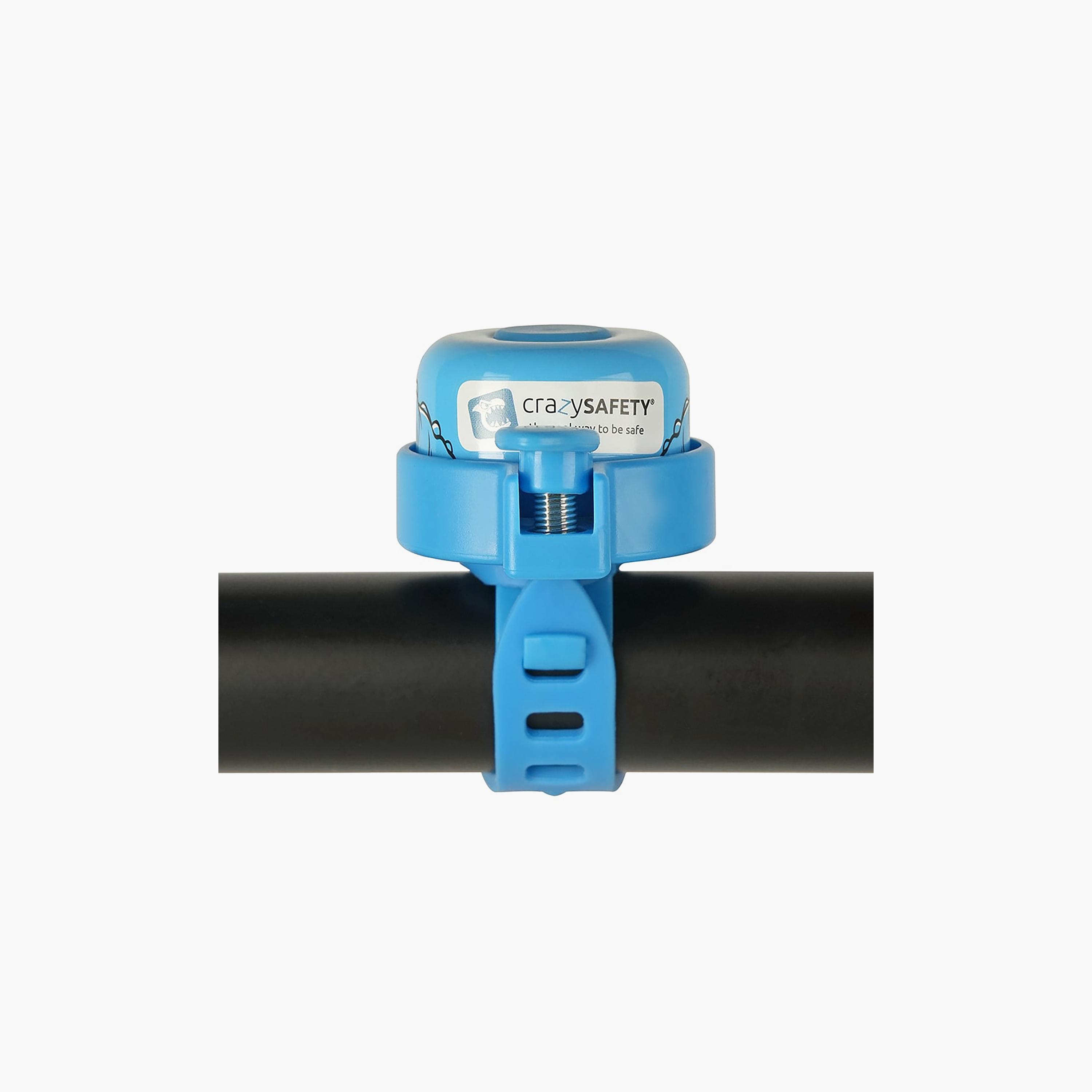 Crazy Safety Bicycle Bell - Dino - Blue-toys-outdoor-bikesandrideons-bikesafetyaccessories-image-5
