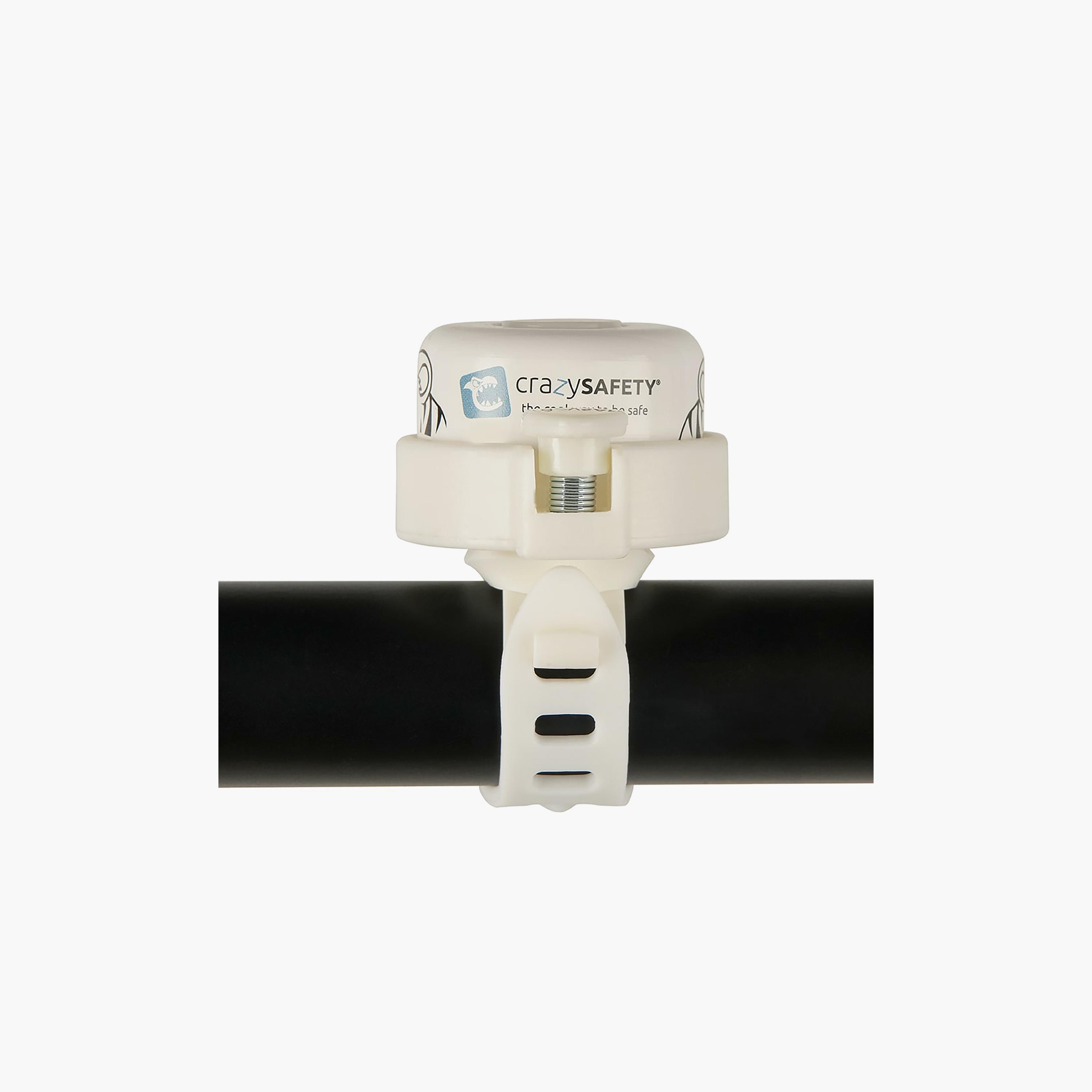 جرس الدراجة من كريزي سيفتي - نمر - أبيض-toys-outdoor-bikesandrideons-image-1