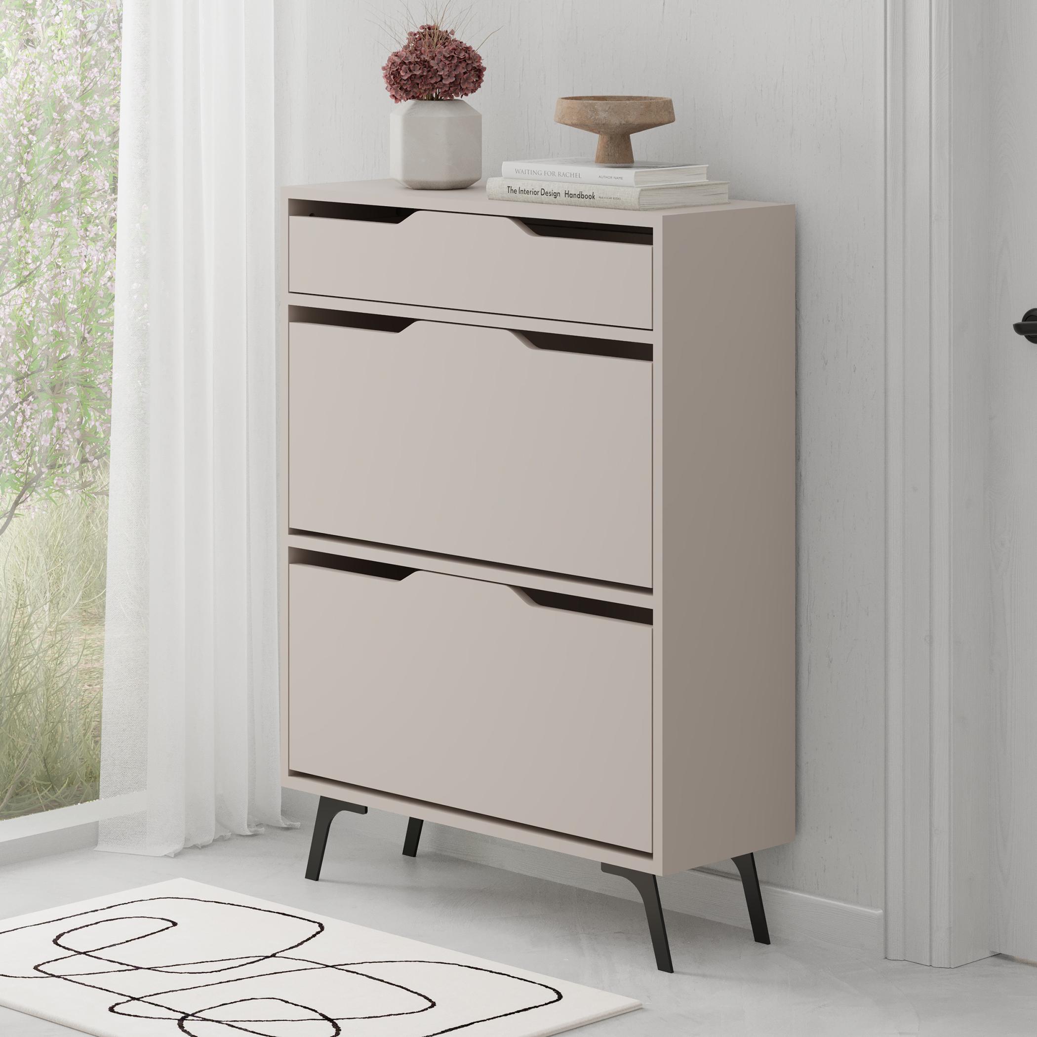 Asta 12-Pair Shoe Cabinet
