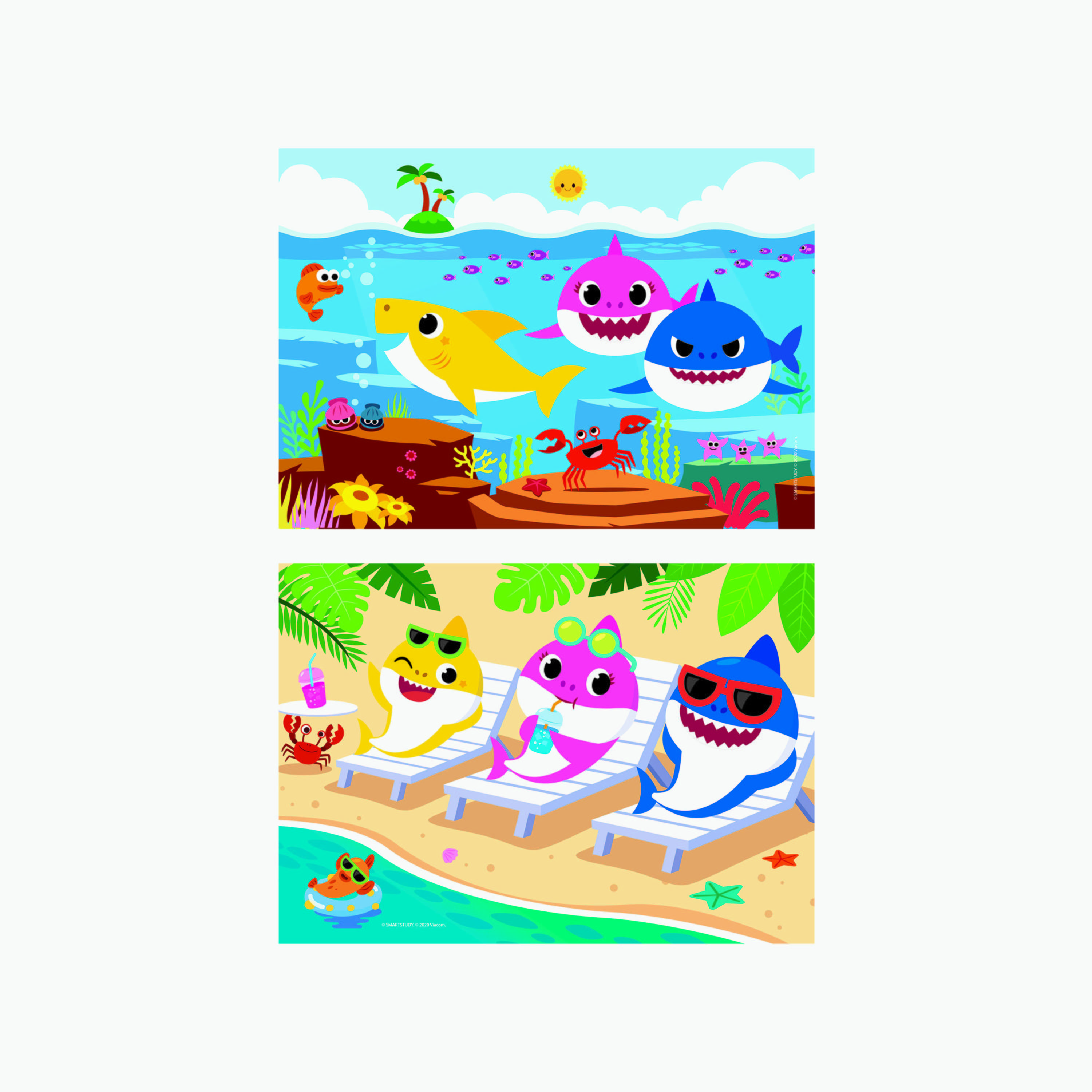Clementoni Pack of 2 Baby Shark Puzzles - 20-Piece-toys-indoortoys-puzzles-image-4