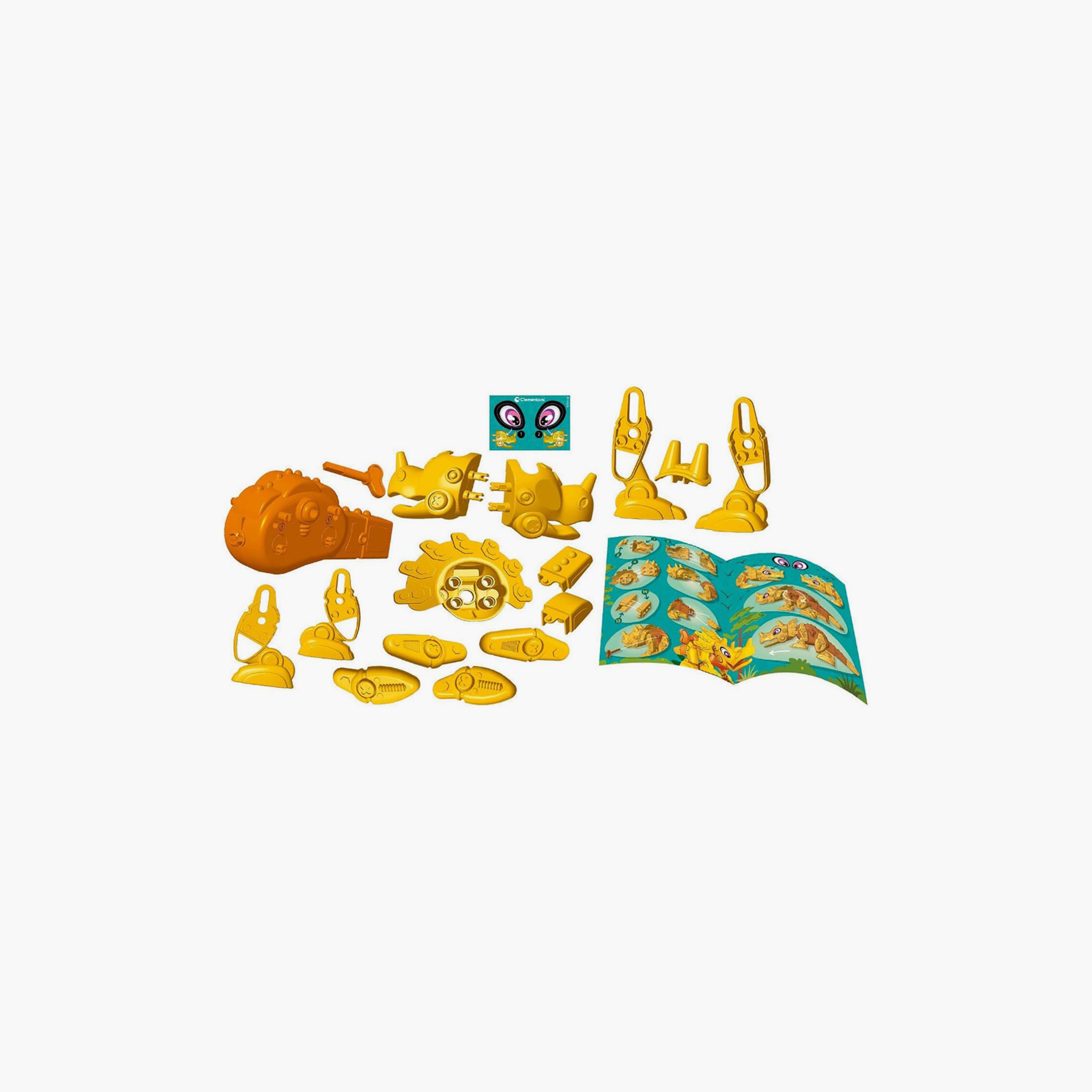 Clementoni Dino Bot Triceratops Education & Scientific Building Playset-toys-buildingblocks-constructionsets-image-1