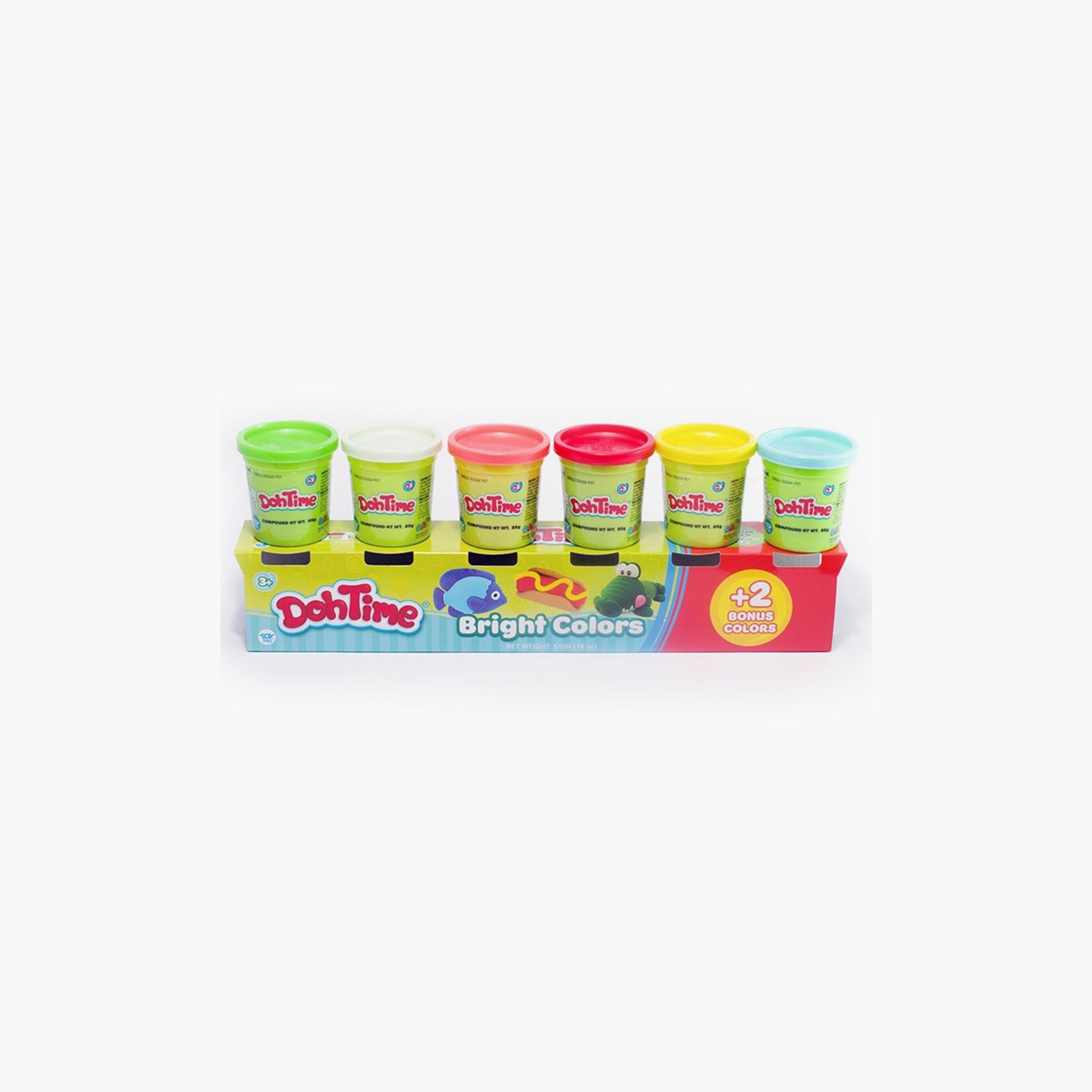 Toy Pro 6-Piece Dohtime Dough Pots-school-artsandcrafts-image-1