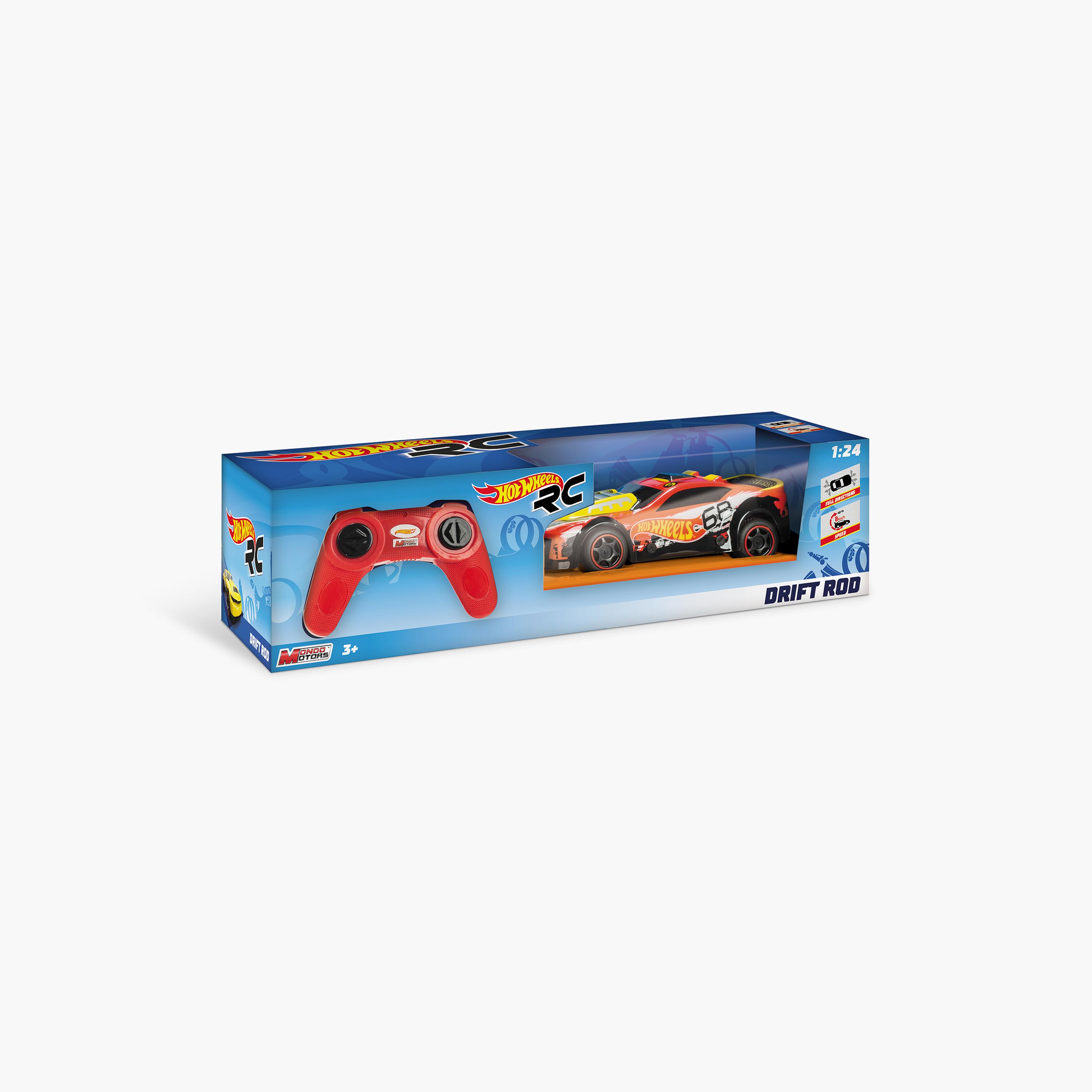 Mondo Hotwheels Drift Road Battery Operated Car with Remote Control-toys-remotecontrolledvehicles-rccars-image-1