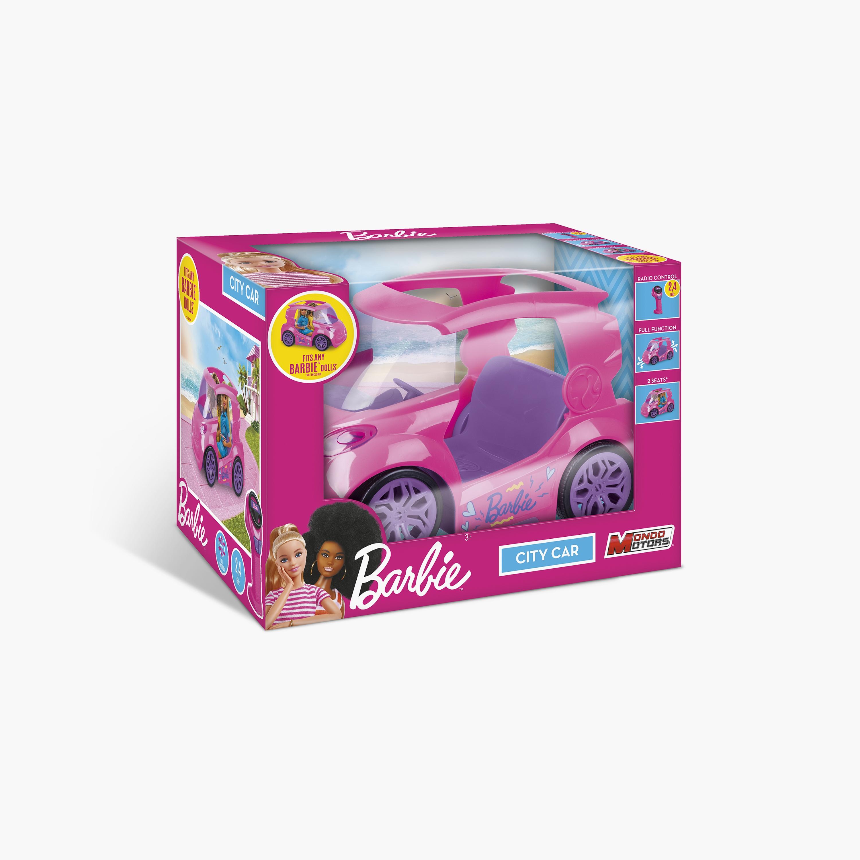 Buy Mondo Barbie Rc City Car 2.4Ghz Battery Operated Car with Remote Control Online Babyshop UAE