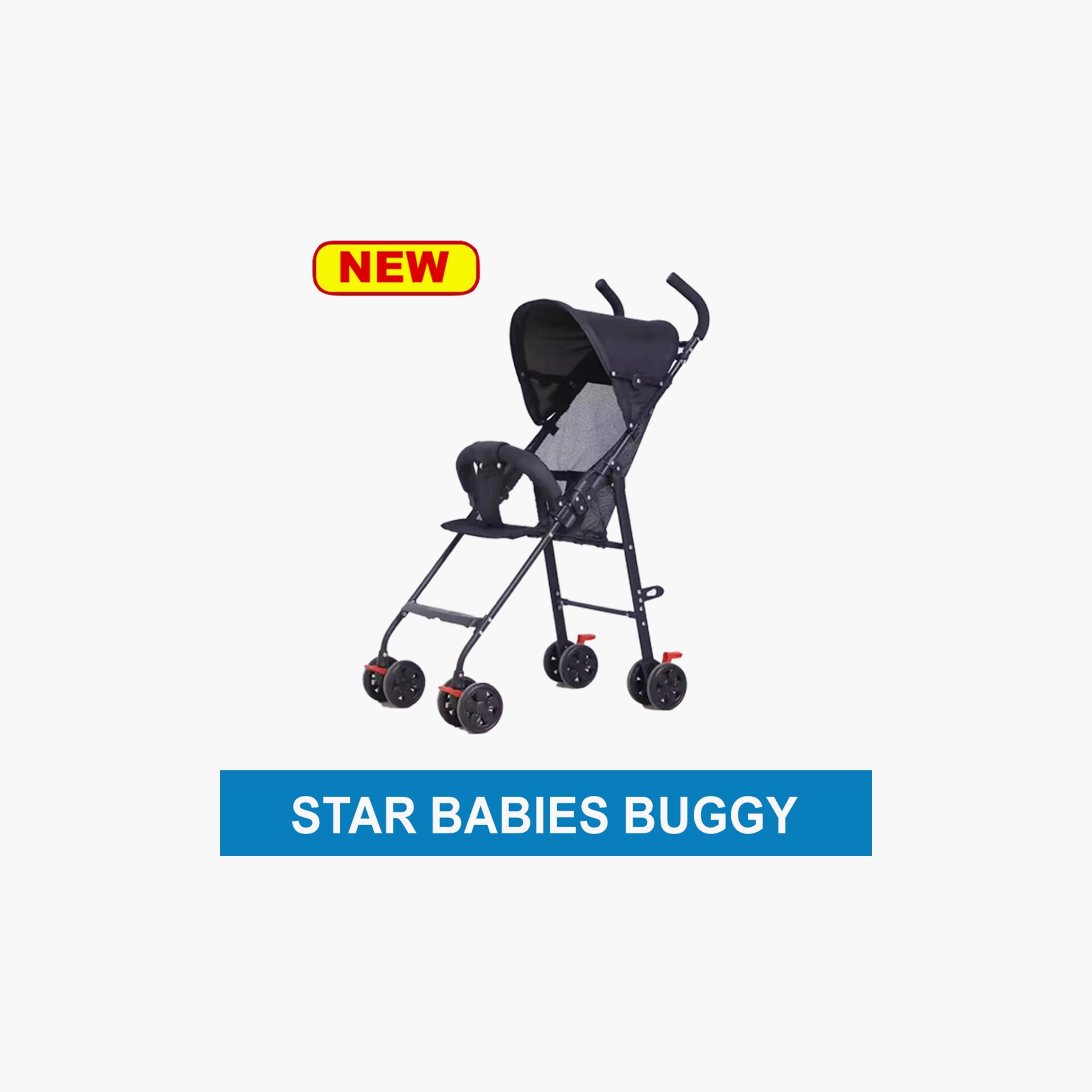 Star Babies Lightweight Foldable & Portable Buggy Stroller - 0-4 Years-baby-gear-strollersandprams-strollers-image-2