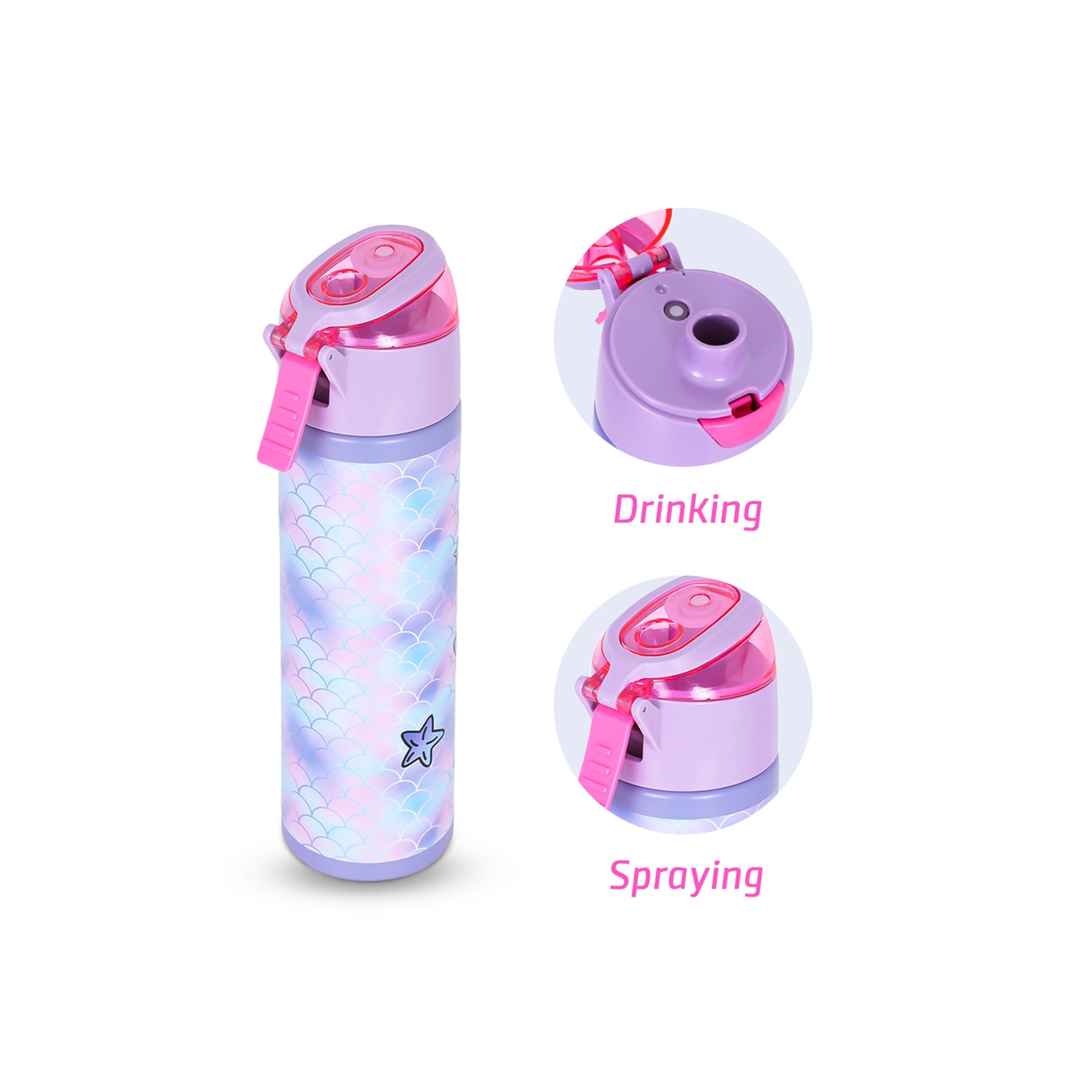 Eazy Kids 6 & 4 Convertible Bento Lunch Box Set - Mermaid - Purple-school-lunchessentials-lunchboxes-image-2