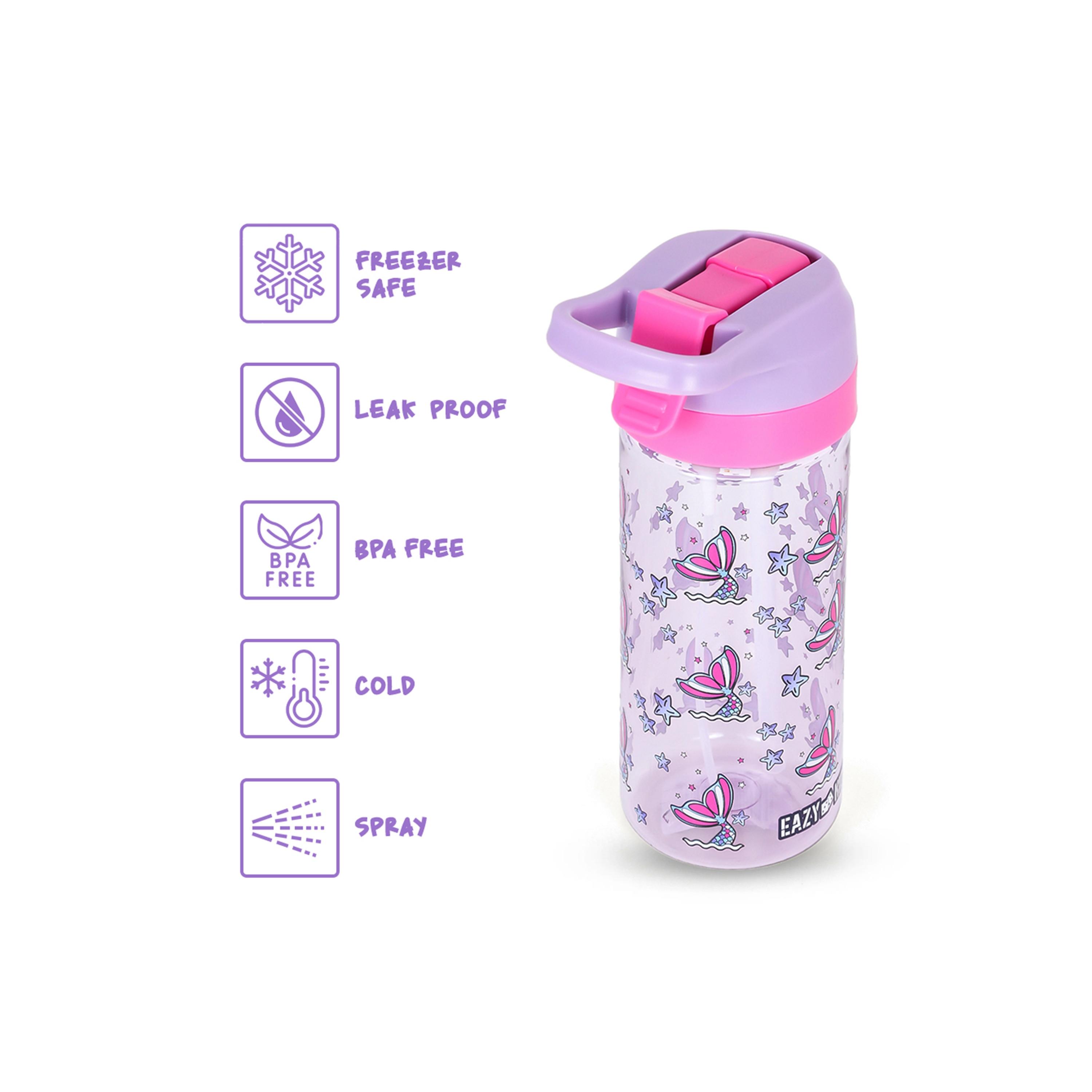 Eazy Kids 6 & 4 Convertible Bento Lunch Box Set - Mermaid - Purple-school-lunchessentials-lunchboxes-image-11
