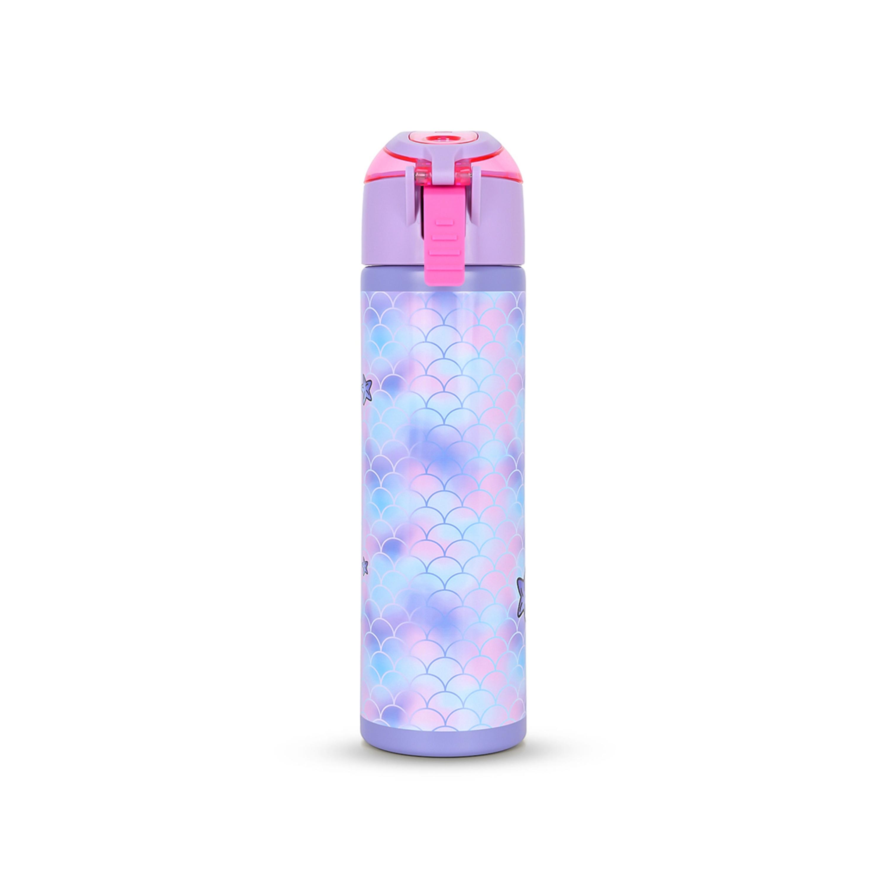 Eazy Kids Set of 5 Mermaid Printed Trolley School Bag Set - Purple - 18 Inch-school-bagsandbackpacks-sets-image-4