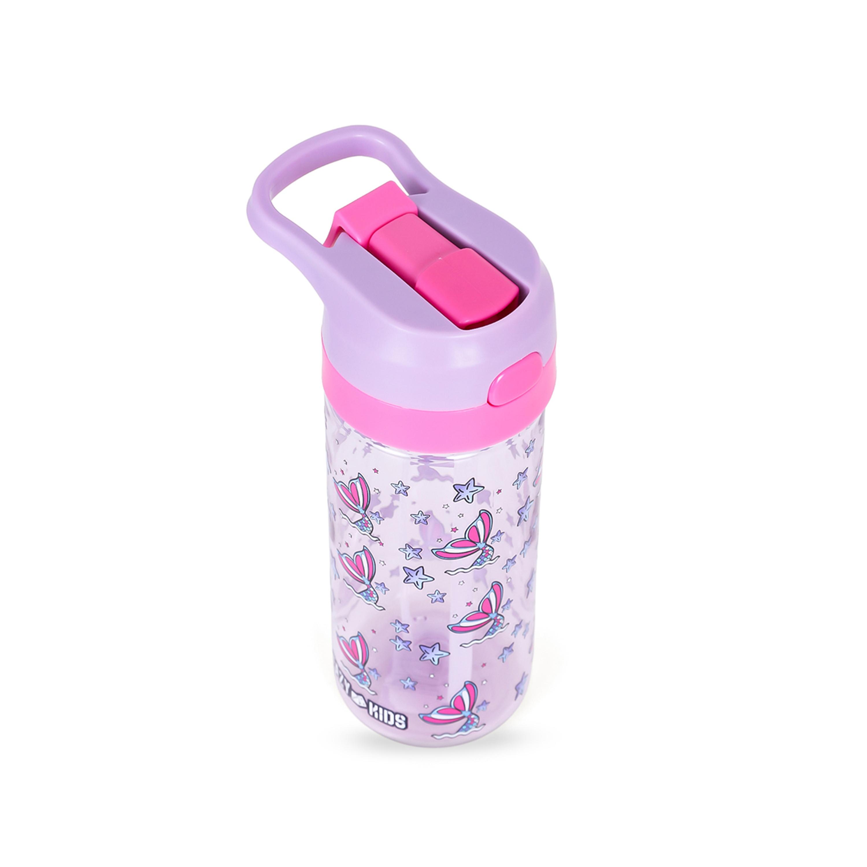 Eazy Kids Set of 4 Mermaid Printed Trolley School Bag Set - Purple - 18 Inch-school-bagsandbackpacks-sets-image-3