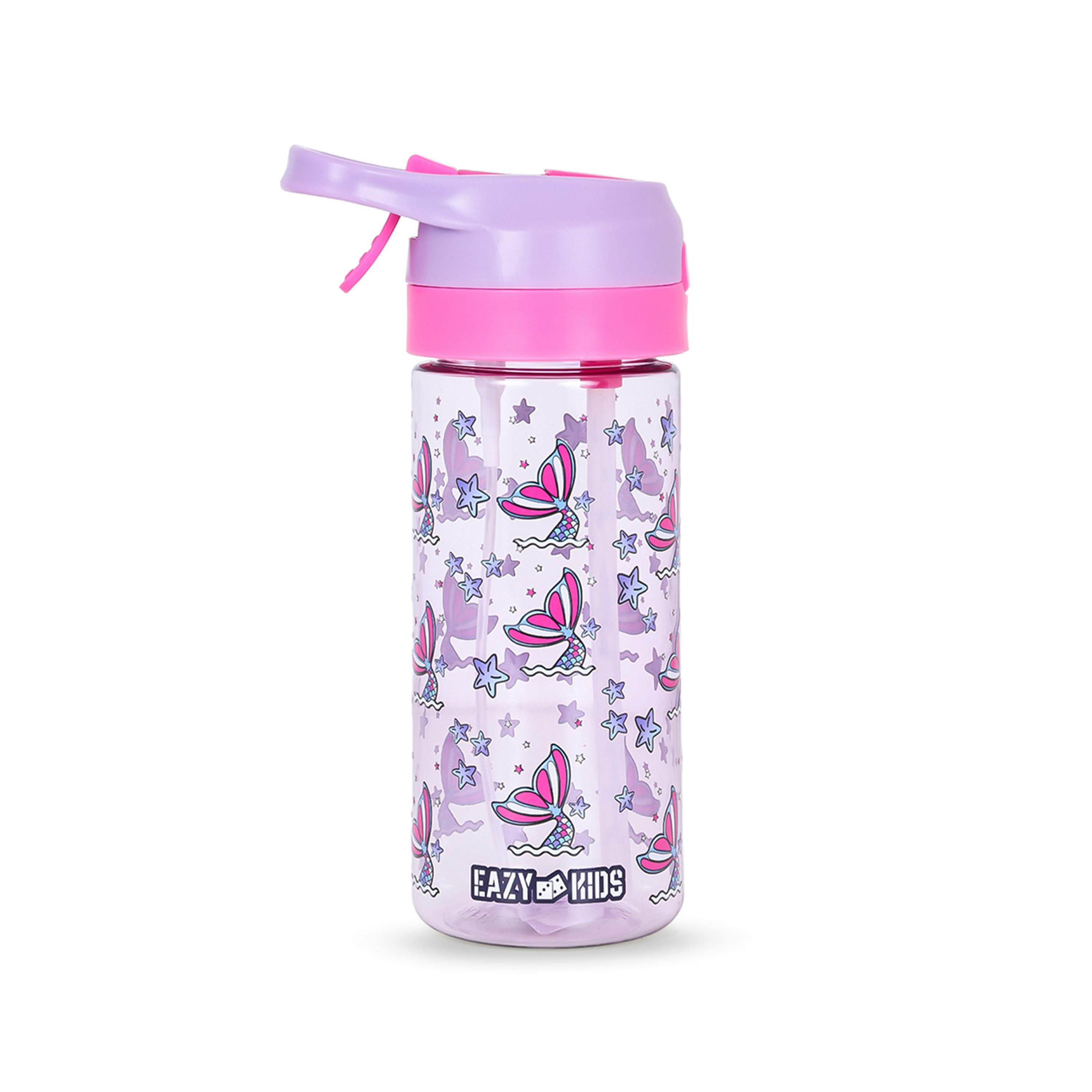 Eazy Kids Set of 4 Mermaid Printed Trolley School Bag Set - Purple - 18 Inch-school-bagsandbackpacks-sets-image-12