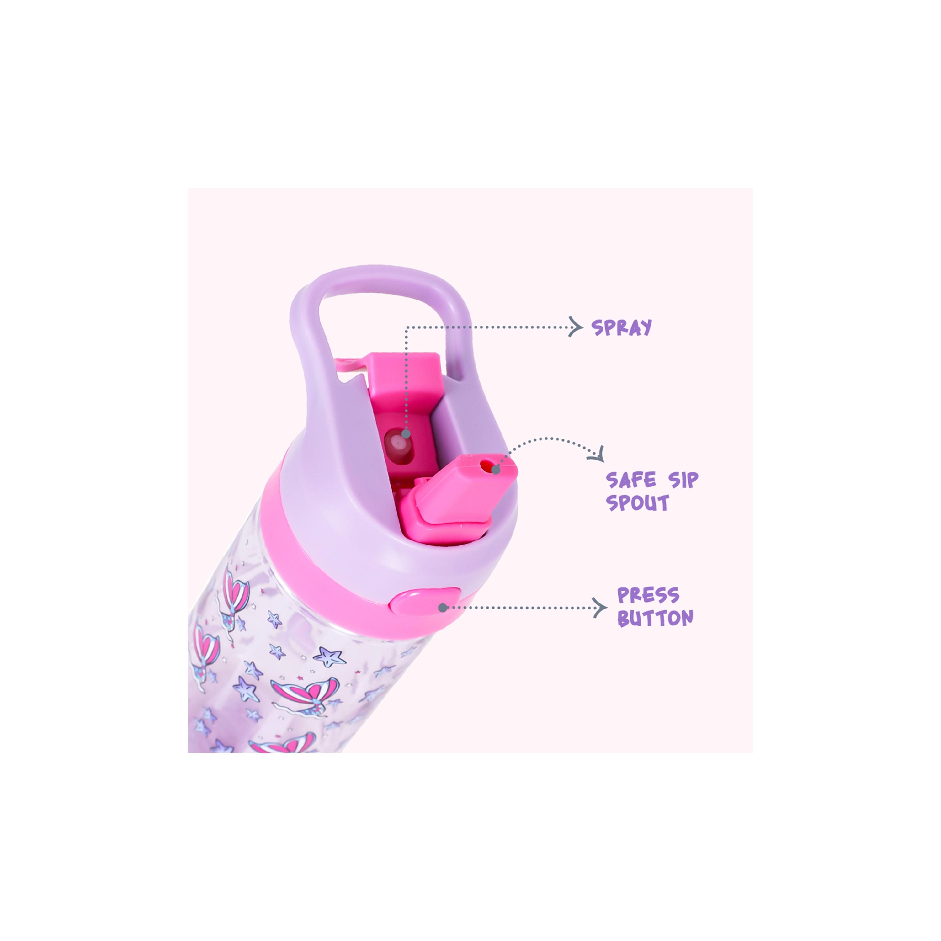Eazy Kids Set of 4 Mermaid Printed Trolley School Bag Set - Purple - 18 Inch-school-bagsandbackpacks-sets-image-14