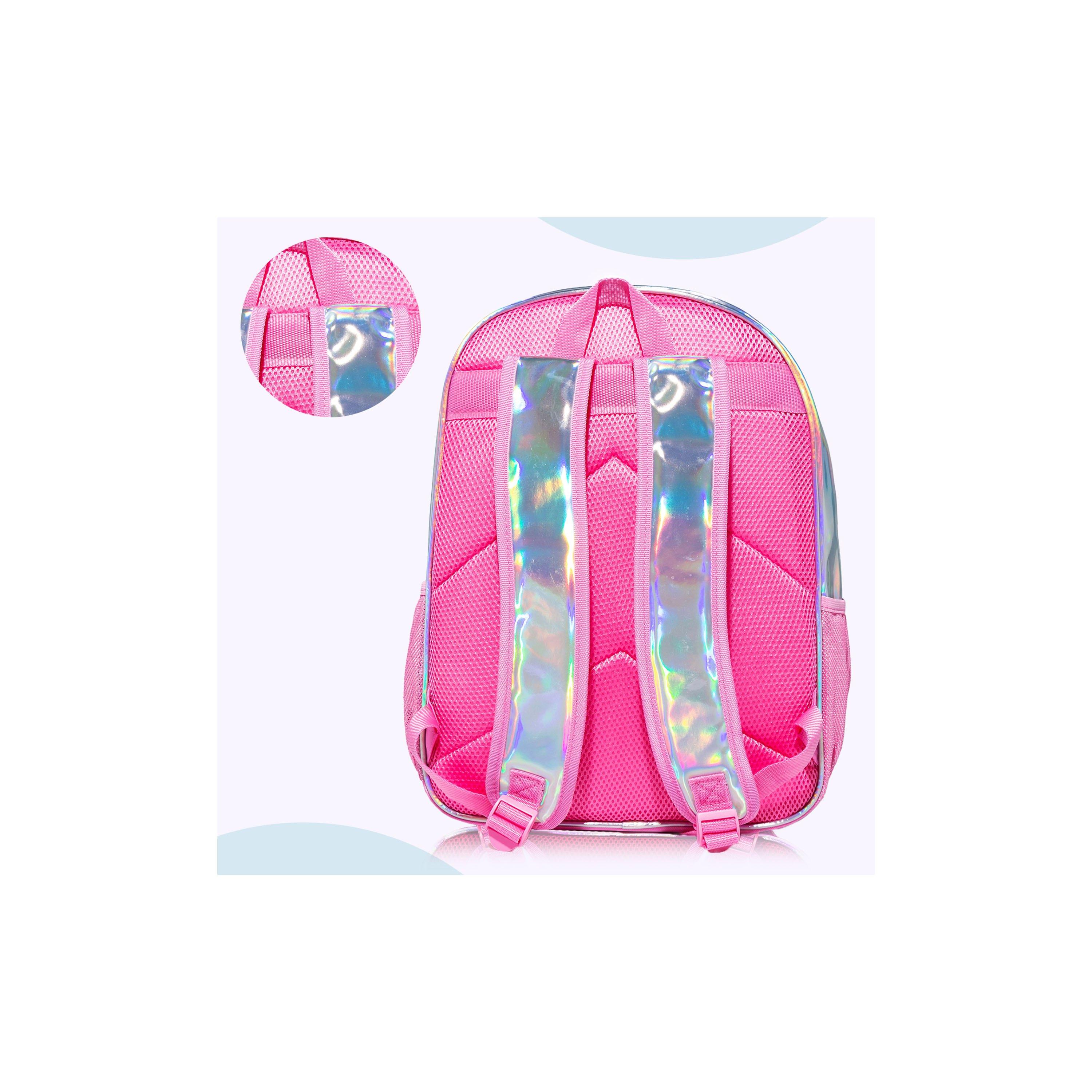 Eazy Kids Set of 4 Girl Power Printed School Bag Set - 18 Inch-school-bagsandbackpacks-sets-image-3