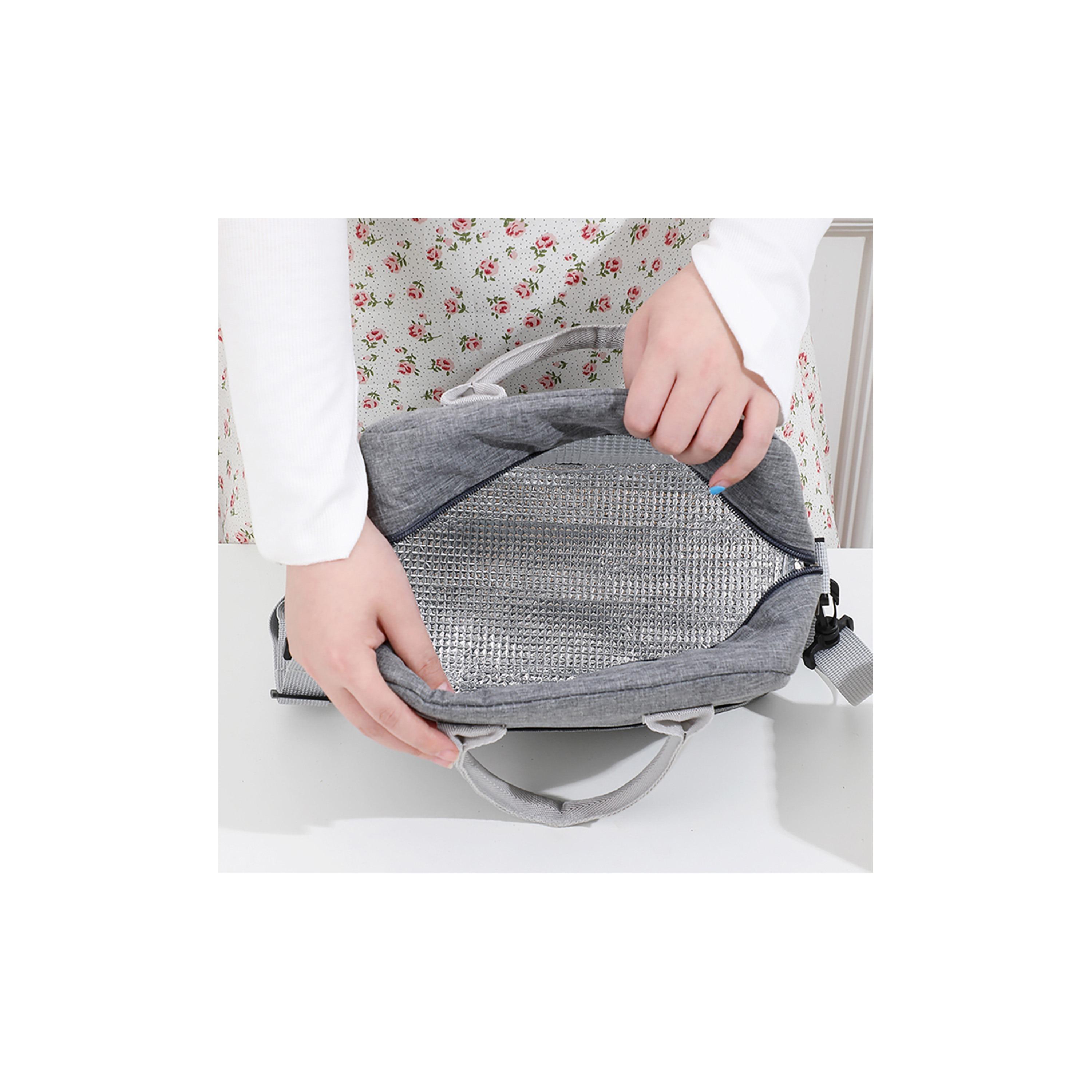 صندوق غداء بينتو جامبو مع حقيبة غداء وترمس وبرطمان غمس من إيزي كيدز-school-lunchessentials-lunchboxes-image-10
