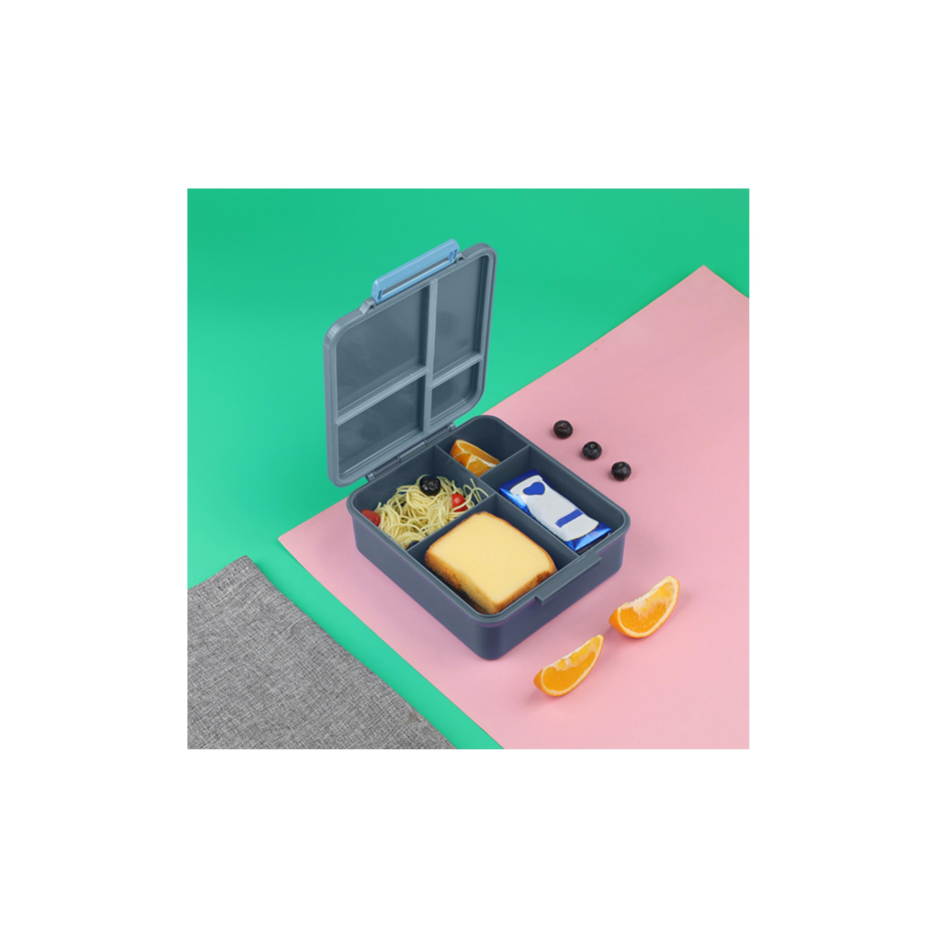 صندوق غداء بينتو جامبو مع حقيبة غداء وترمس وبرطمان غمس من إيزي كيدز-school-lunchessentials-lunchboxes-image-5