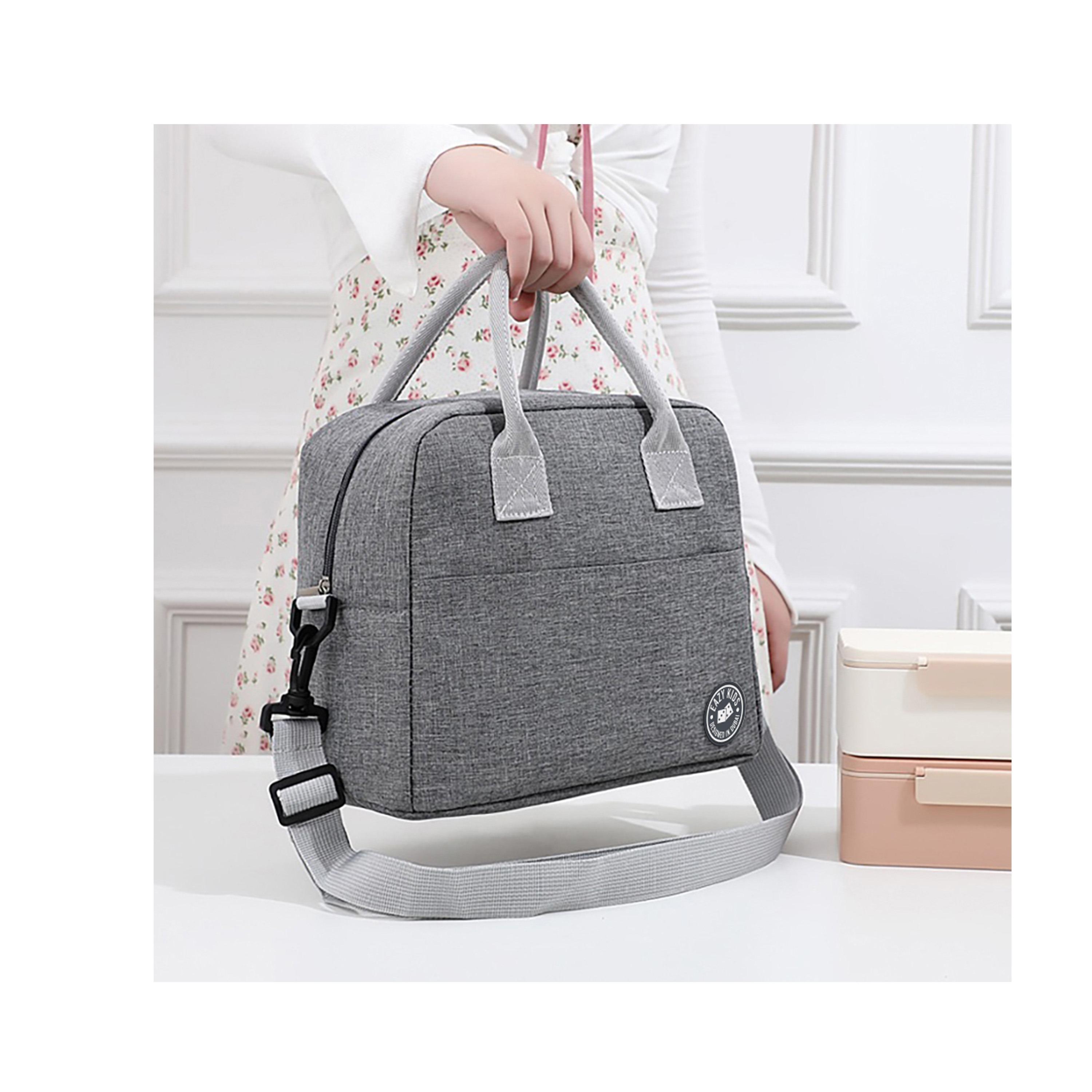 صندوق غداء بينتو جامبو مع حقيبة غداء وترمس وبرطمان غمس من إيزي كيدز-school-lunchessentials-lunchboxes-image-9
