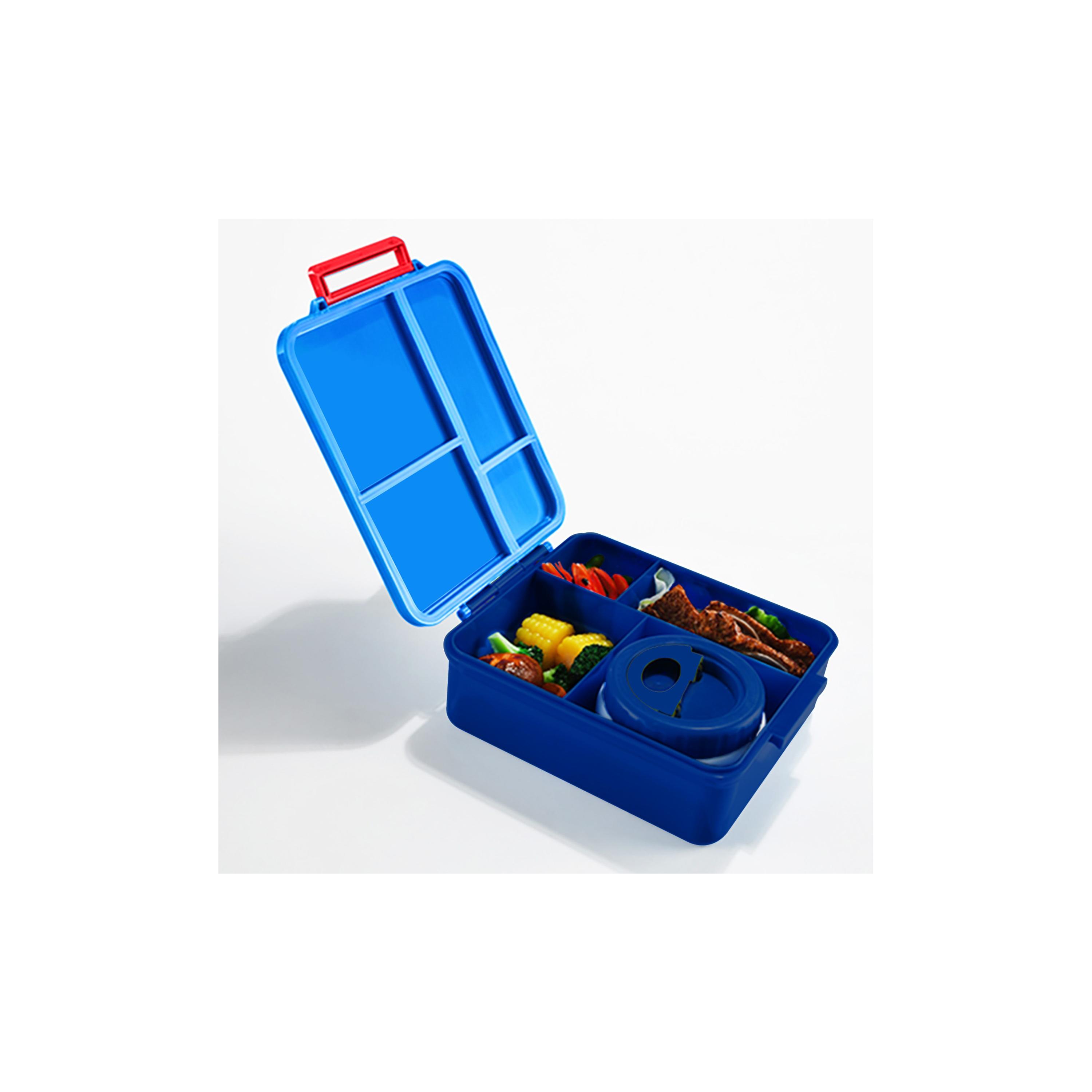 صندوق غداء بينتو جامبو مع حقيبة غداء وترمس وبرطمان غمس من إيزي كيدز-school-lunchessentials-lunchboxes-image-14