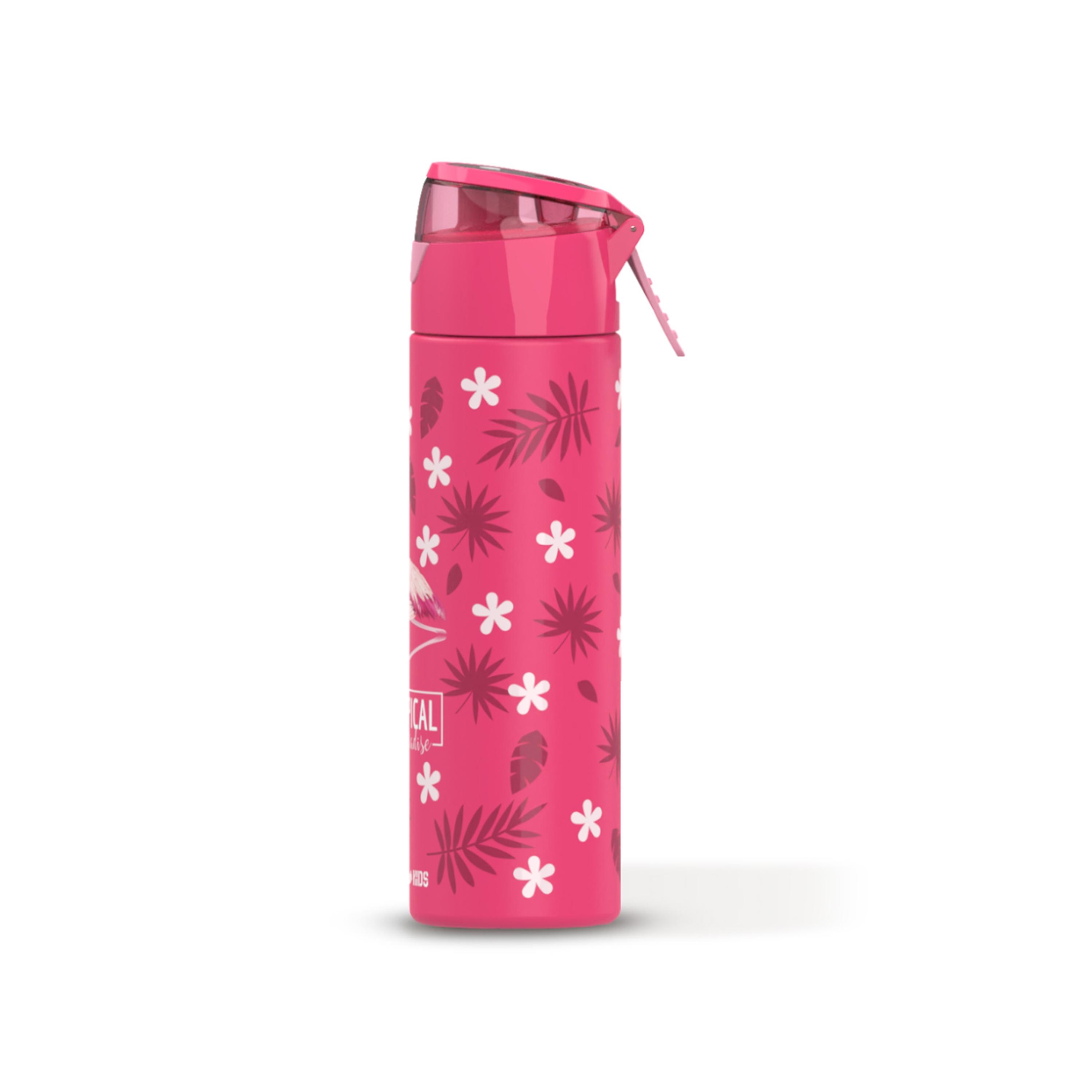 Eazy Kids Set of 5 Tropical Printed School Bag Set - Pink -  17 Inch-school-bagsandbackpacks-sets-image-14