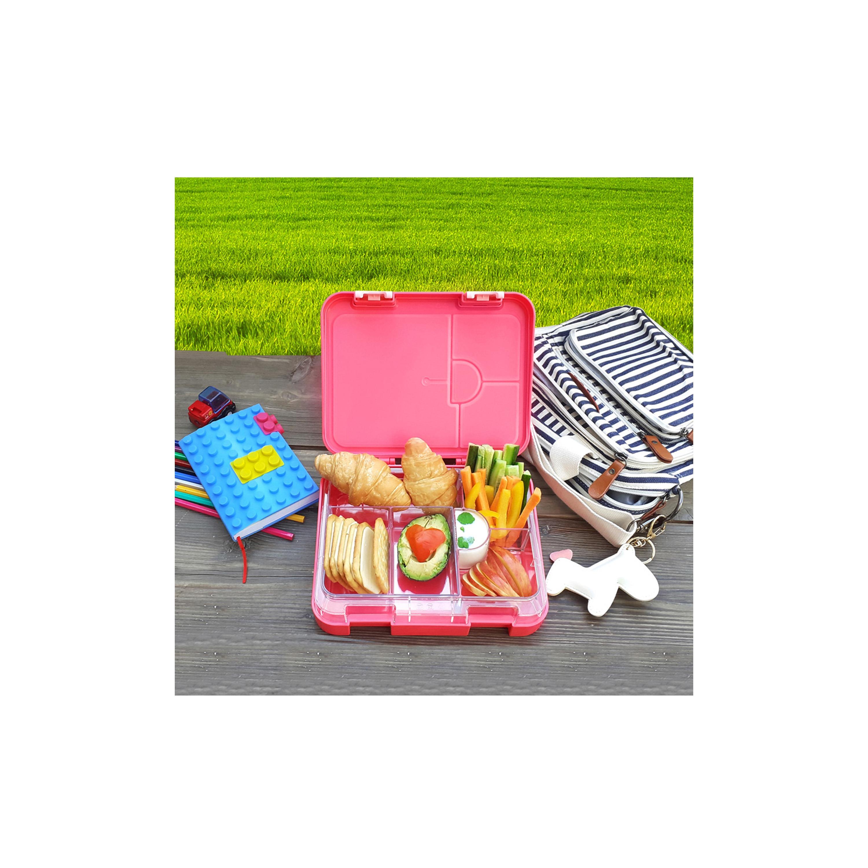 Eazy Kids Set of 5 Tropical Printed School Bag Set - Pink -  17 Inch-school-bagsandbackpacks-sets-image-23