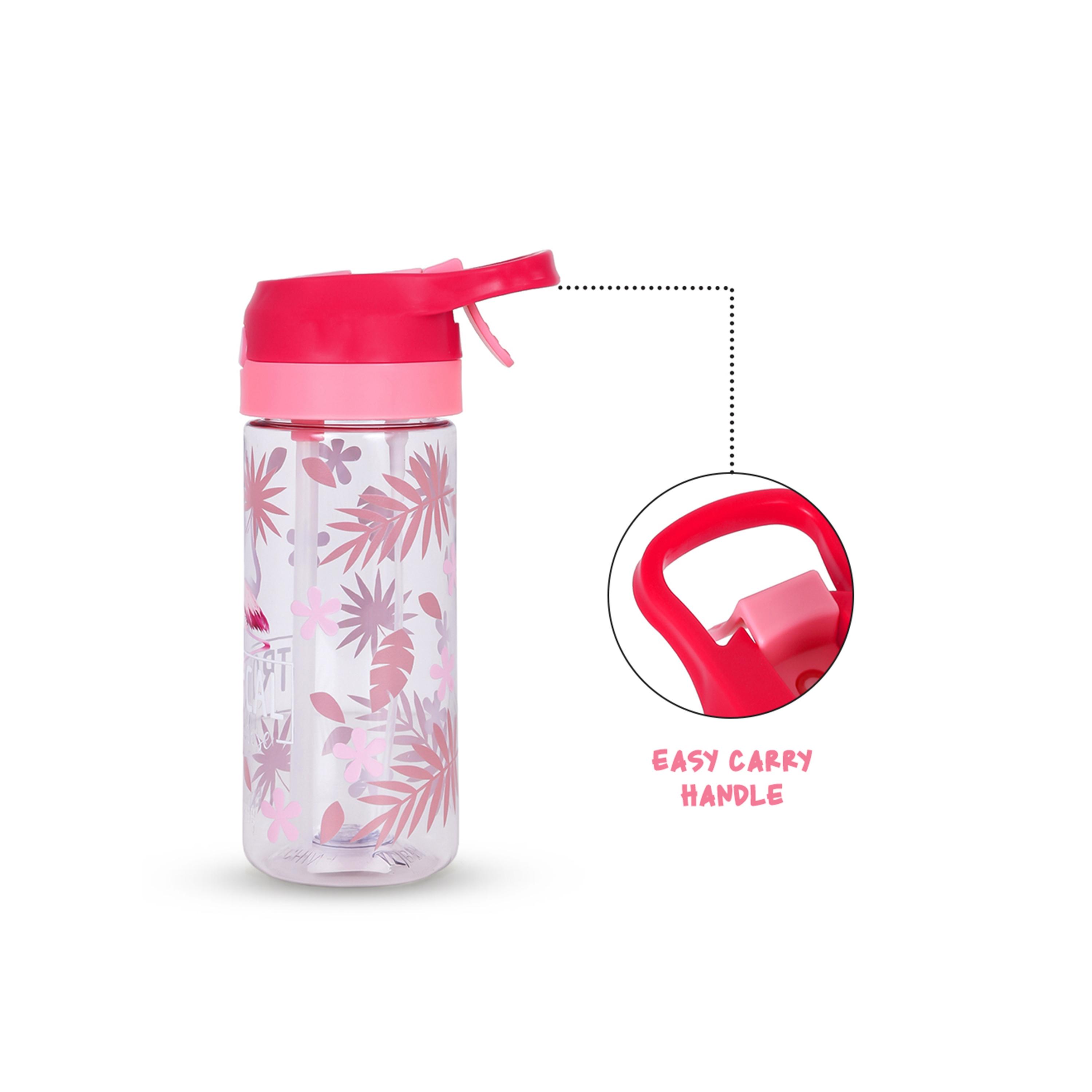 Eazy Kids Set of 4 Tropical Trolley School Bag Set -  Pink - 17 Inch-school-bagsandbackpacks-sets-image-4
