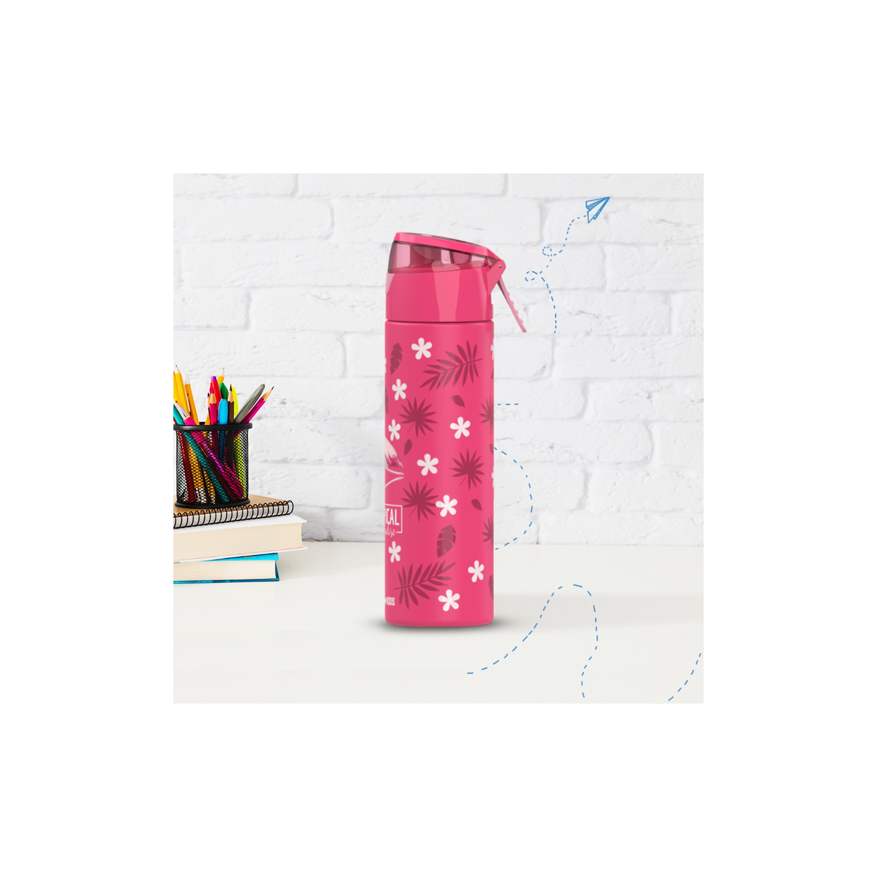 مجموعة صندوق غداء بينتو قابل للتحويل 6 و4 من إيزي كيدز - استوائي - وردي-school-lunchessentials-lunchboxes-image-7